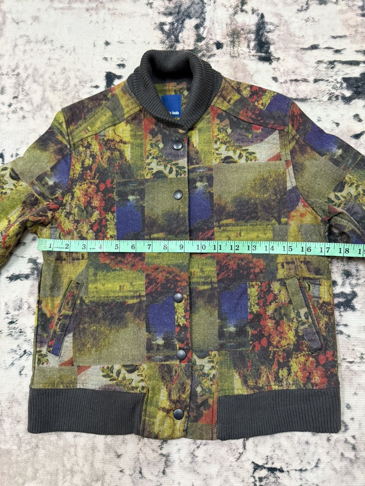 Japanese Brand Betty Smitch Button Snap Bomber Jacket Size XS / US 0-2 / IT 36-38 - 12 Thumbnail