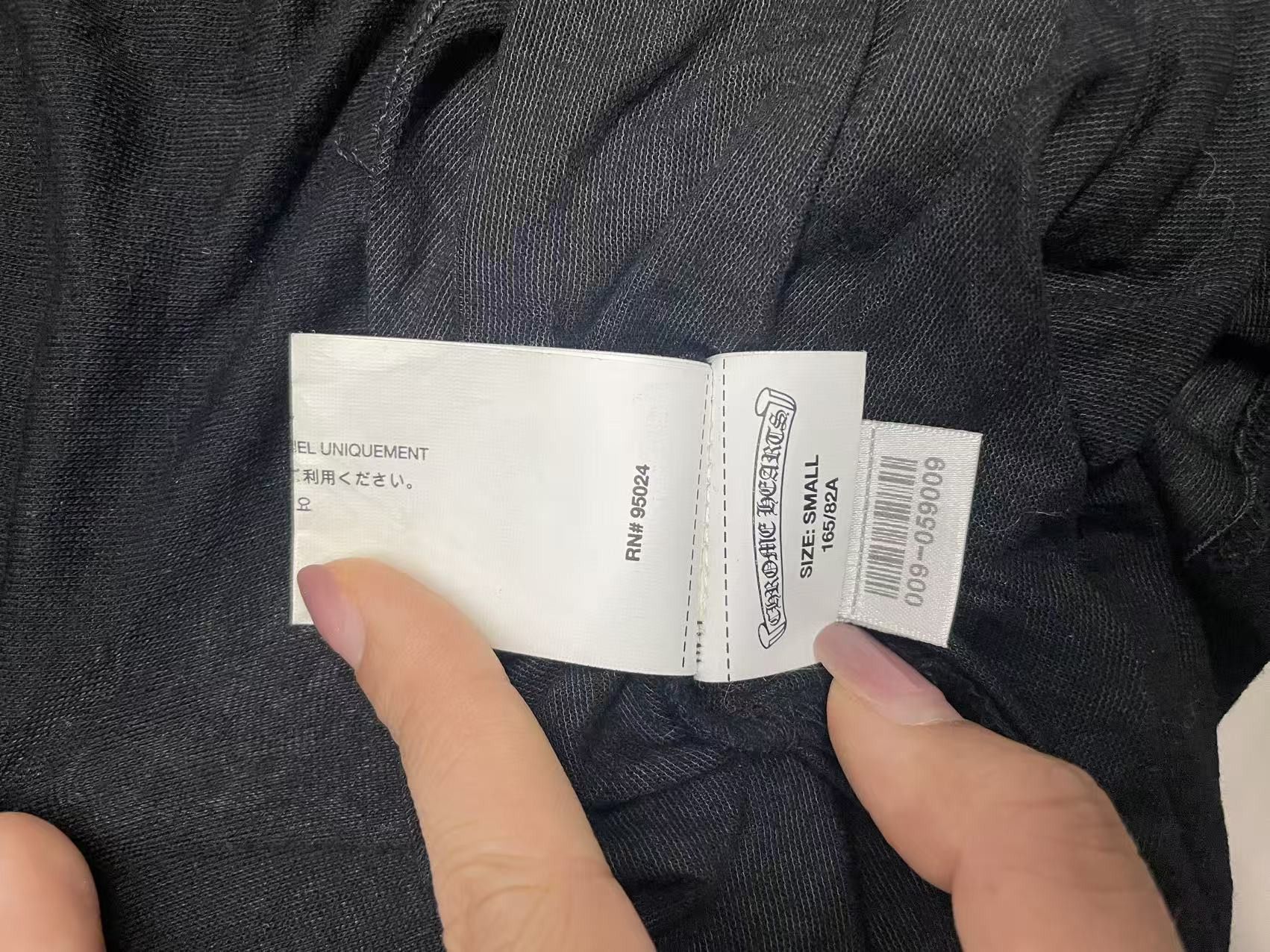 Chrome Hearts Chrome Hearts Leather Cross Black Long Sleeve T-shirt Tee Size S / US 4 / IT 40 - 10 Thumbnail