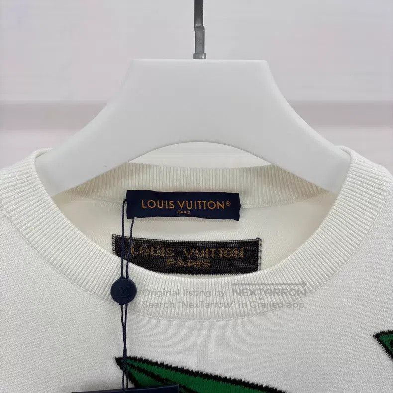 Louis Vuitton Louis Vuitton Paper airplane cartoon knit short sleeves Size US XXL / EU 58 / 5 - 3 Thumbnail
