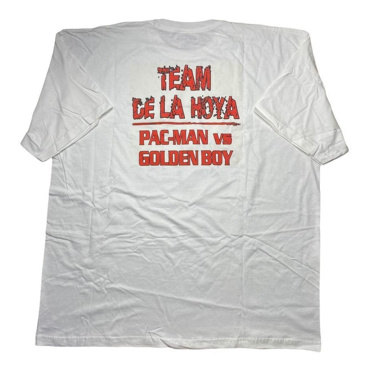 Foot Locker 2000s 2008 OSCAR DE LA HOYA vs MANNY PACQUIAO boxing shirt Size US XXL / EU 58 / 5 - 3 Thumbnail