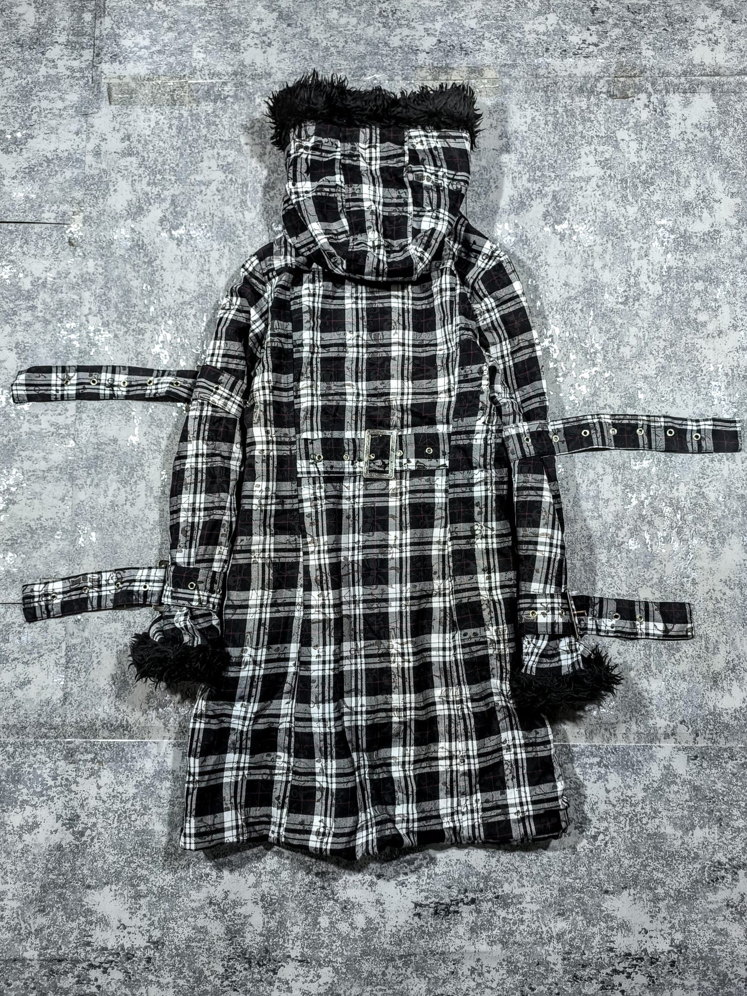 Tripp NYC Hell Bunny Celina Tartan Bondage Straps Coat Size XS / US 0-2 / IT 36-38 - 2 Thumbnail