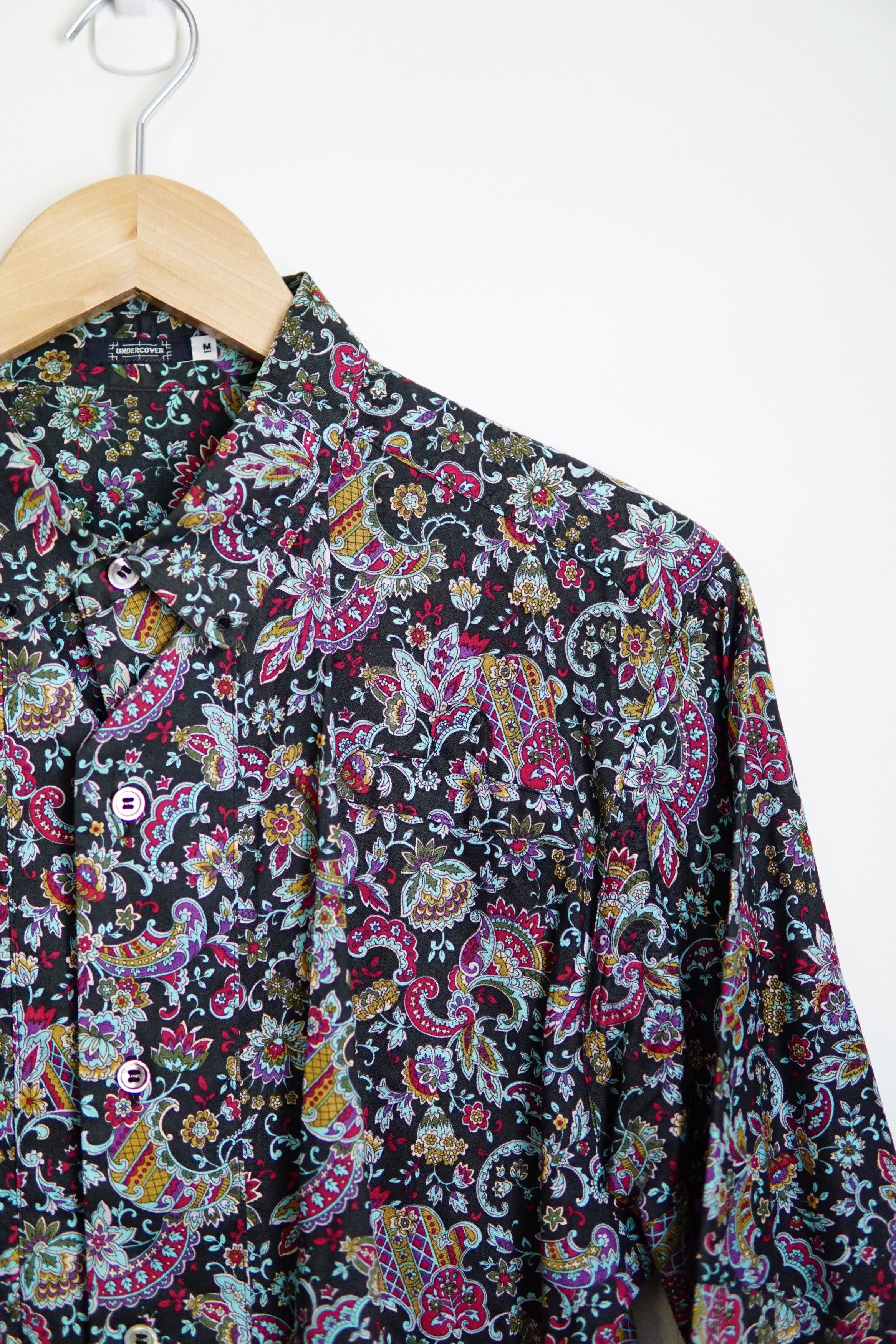 Undercover FW01 DAVF Floral Shirt Size US M / EU 48-50 / 2 - 1 Thumbnail
