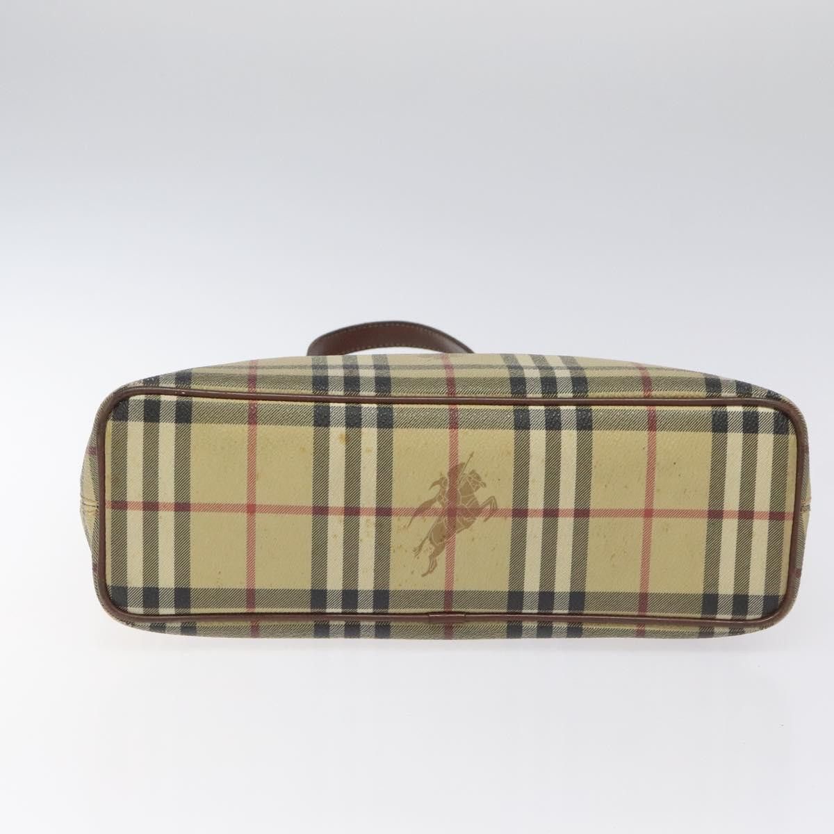 Burberry Burberry Nova Check Tote Bag Pvc Leather Beige Size ONE SIZE - 5 Thumbnail