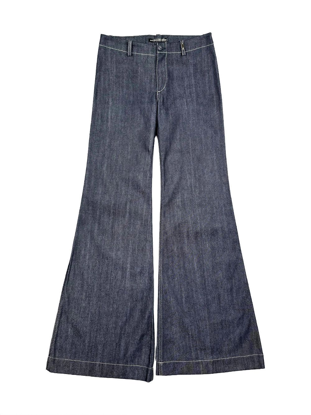 Balenciaga Balenciaga Flared Denim Trousers Size 26" / US 2 / IT 38 - 1 Thumbnail