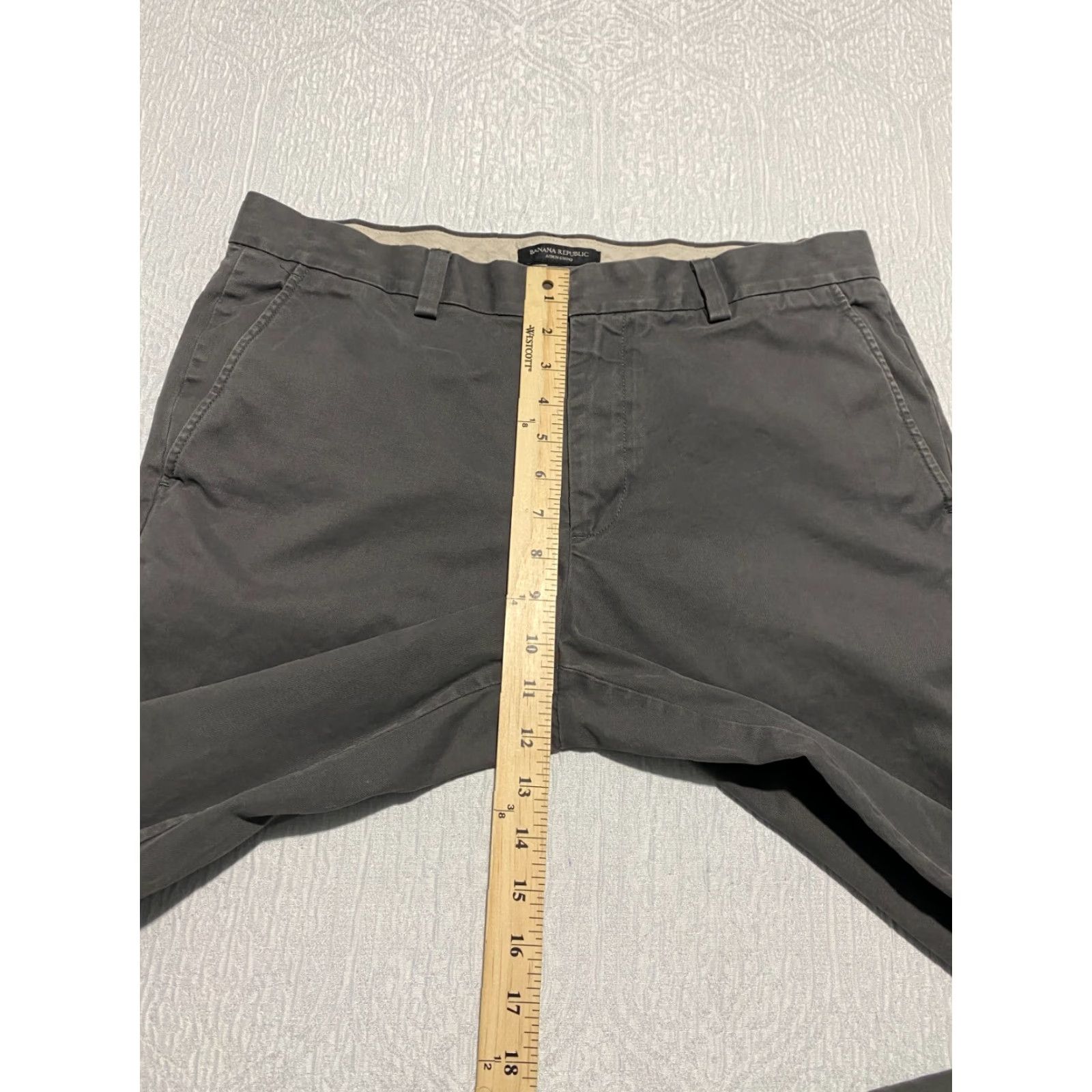 Banana Republic Banana Republic Chino Pants Men, Slim, 33, 33x33 Dark Grey Size US 33 - 7 Thumbnail