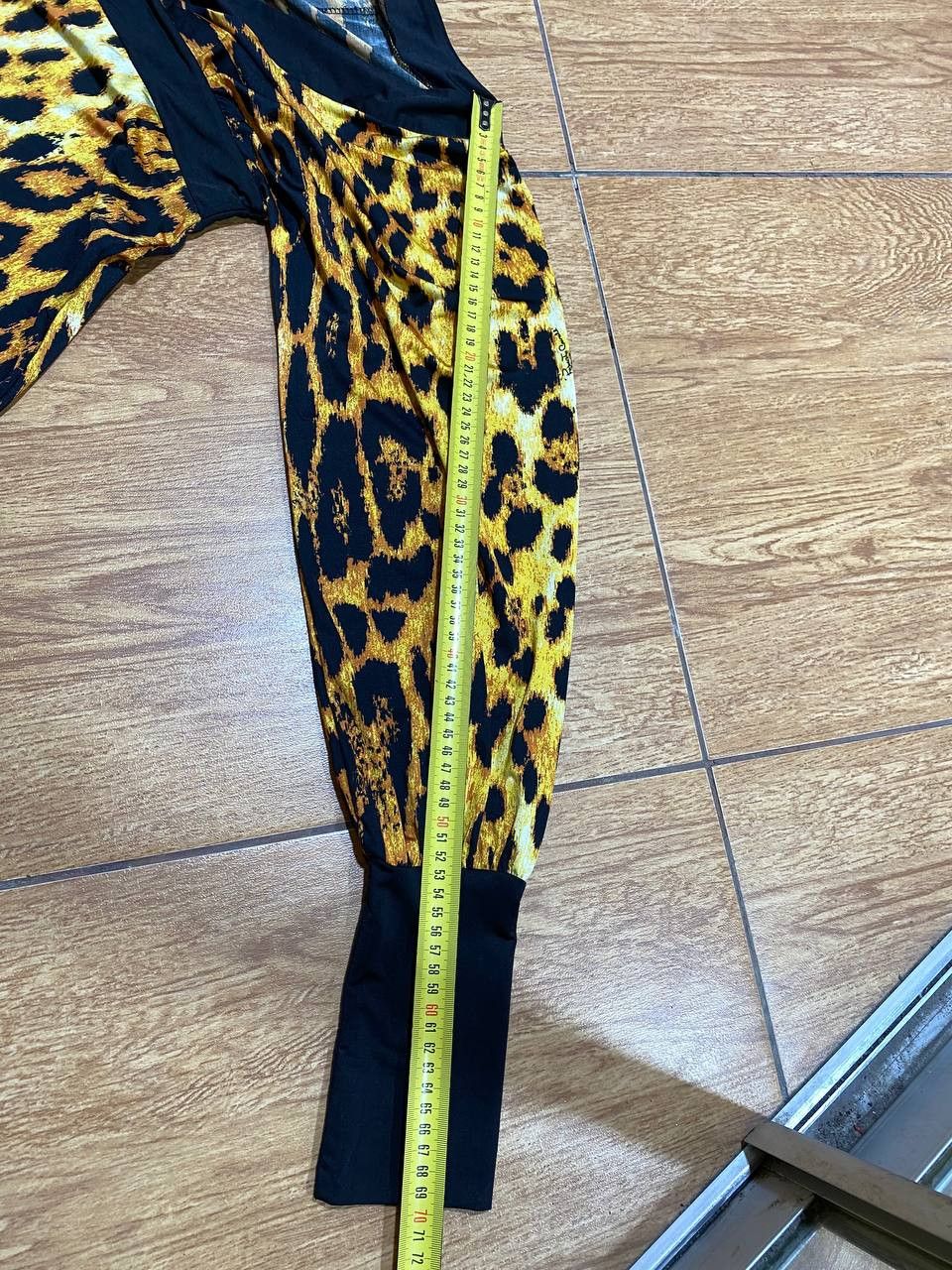 Roberto Cavalli Luxury Roberto Cavalli Black Leopard Print Dress Size XL / US 12-14 / IT 48-50 - 8 Thumbnail