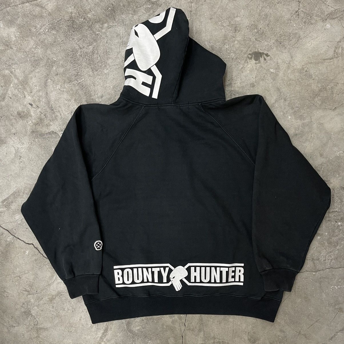 Vintage Bounty Hunter Skull Logo Hoodie - Main Image
