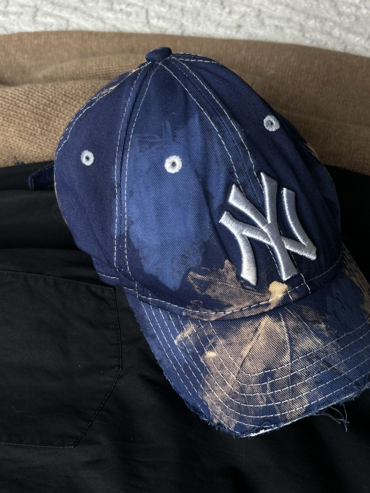 New York Yankees Vintage cap hats new york yankees custom real tree handmade Size ONE SIZE - 3 Thumbnail