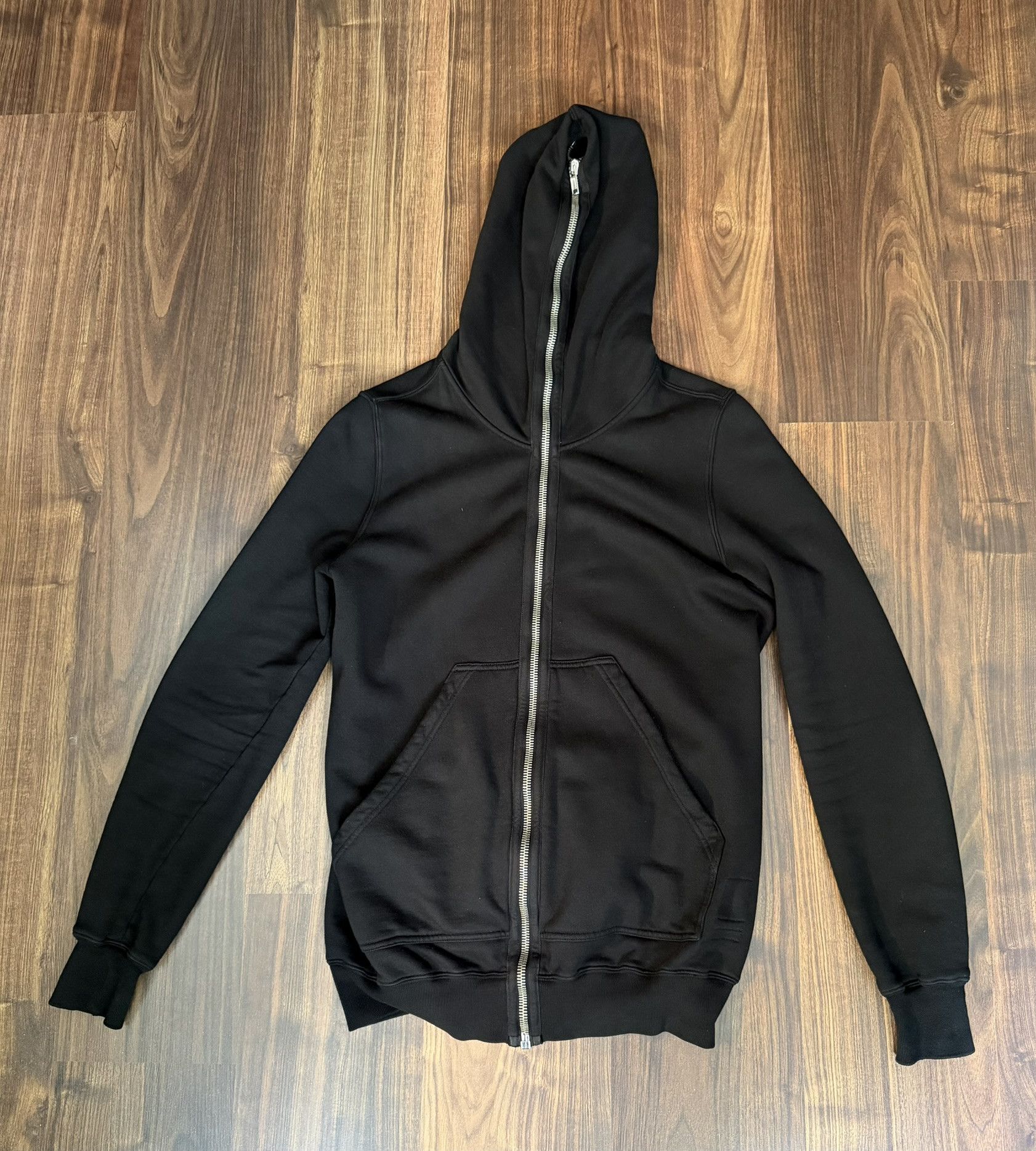 Rick Owens Drkshdw Rick Owens Gimp Mask Zip Hoodie Black Size M Size US M / EU 48-50 / 2 - 8 Thumbnail