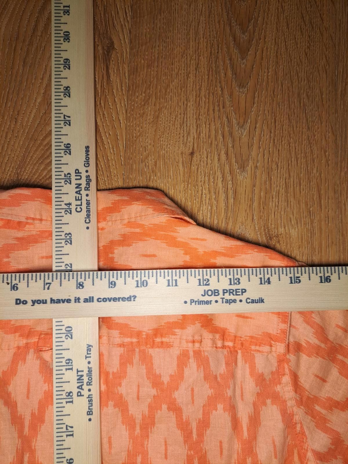 Duluth Trading Company Duluth Trading Button Up Shirt Womens Small Orange Hemp Size S / US 4 / IT 40 - 6 Thumbnail