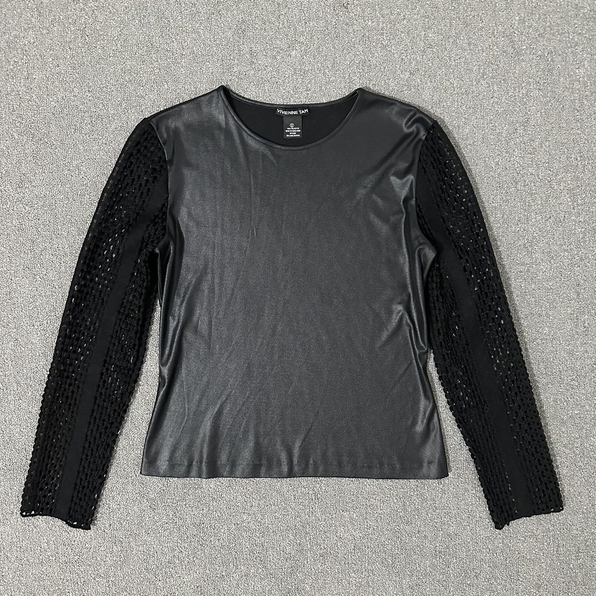 vivienne tam MAO カットソー Vivienne Tam vivienne tam 1995 mao ze dong print mesh long