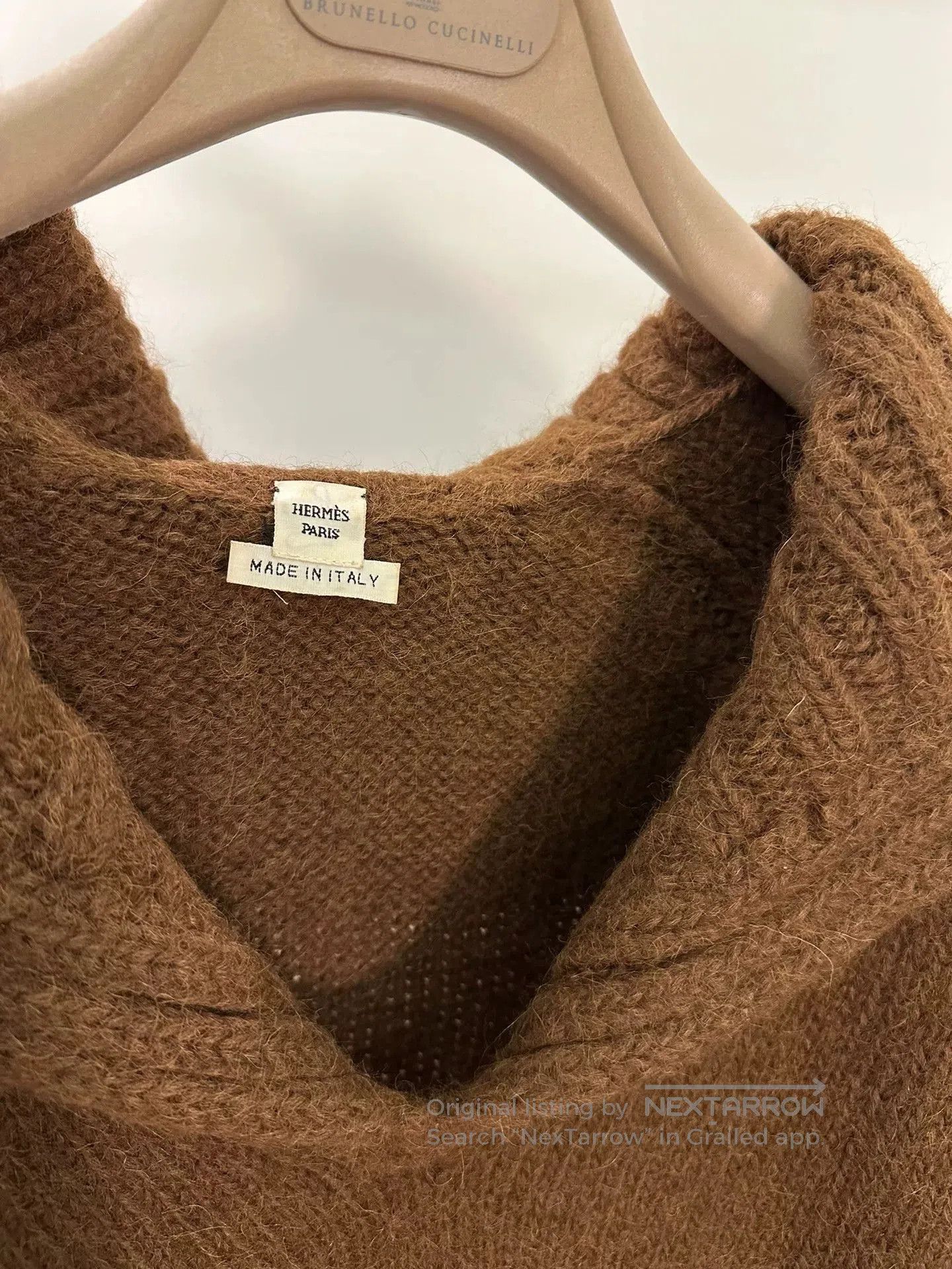 Hermes Hermes Alpaca Wool Pullover Sweater. Size US L / EU 52-54 / 3 - 4 Thumbnail