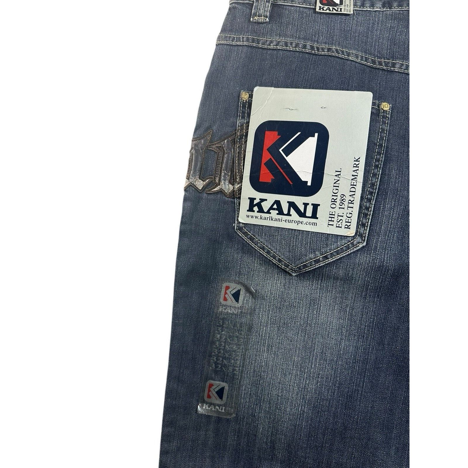 Karl Kani Vintage Karl Kani Jeans 32x32 Denim Hip Hop Baggy Y2K 90’s 2 Size US 32 / EU 48 - 6 Thumbnail