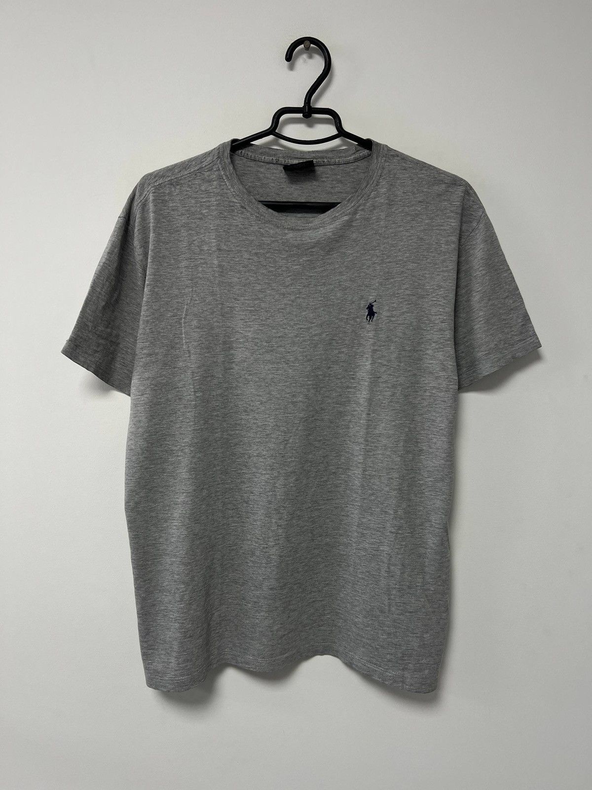 Polo Ralph Lauren Vintage 90s Polo Ralph Lauren Basic Cotton T shirt Gray Tee M Size US M / EU 48-50 / 2 - 1 Thumbnail
