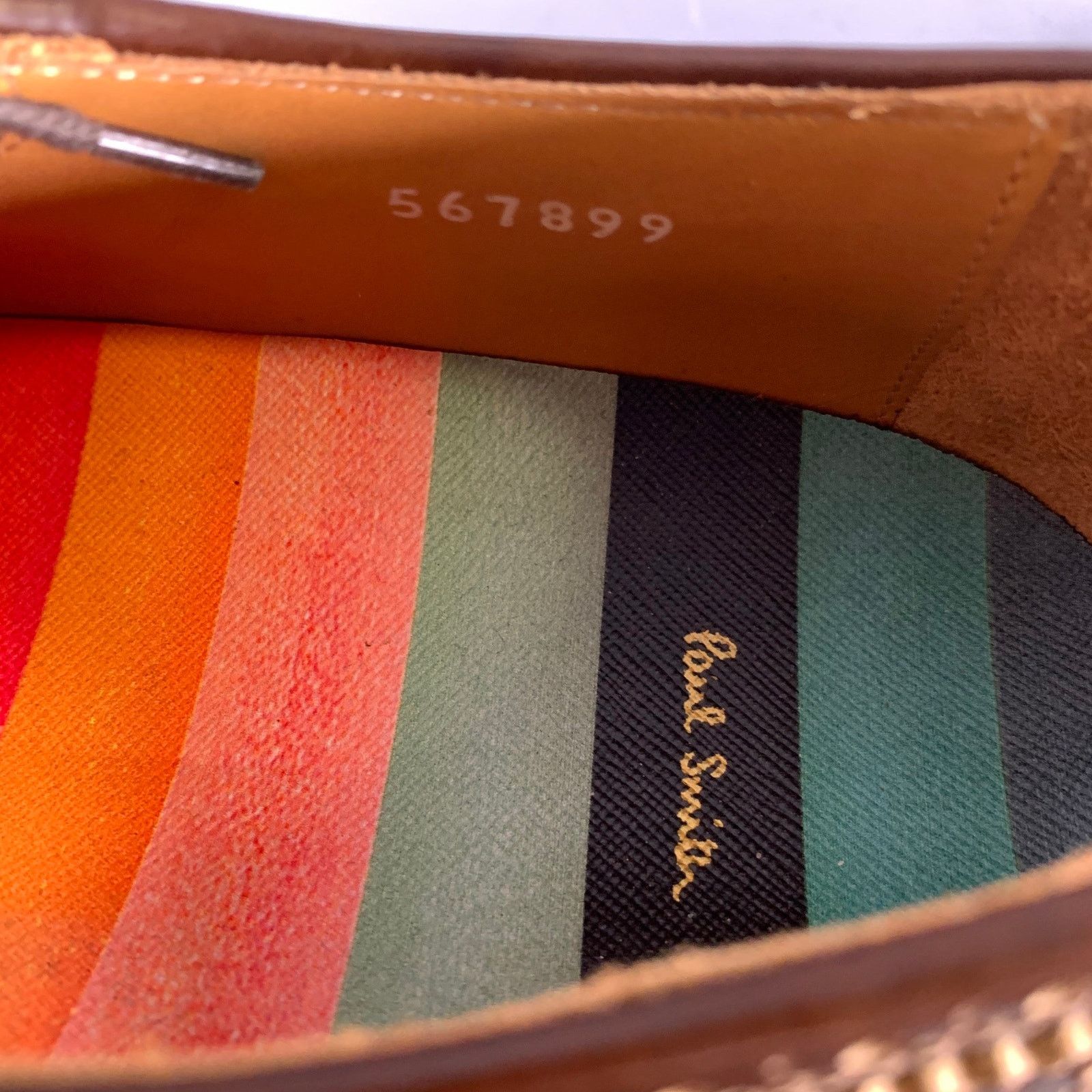 Paul Smith PAUL SMITH Size 10 Brown Orange Wingtip Loafers Size US 10 / EU 43 - 8 Thumbnail