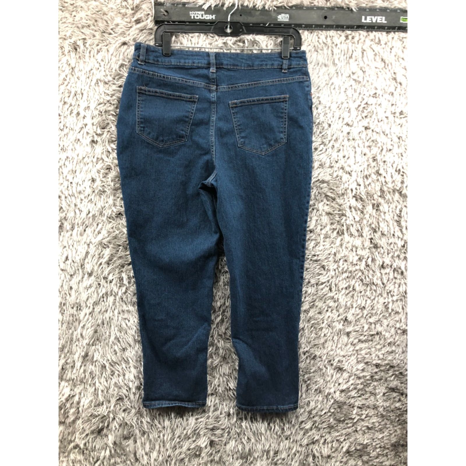 Vintage No Boundaries Jeans Mid Rise Skinny Juniors Size 13 Blue Denim 25in Inseam Slim Fit Pocket 5-Pocket Womens Jeans Size 34" / US 12 / IT 48 - 5 Thumbnail