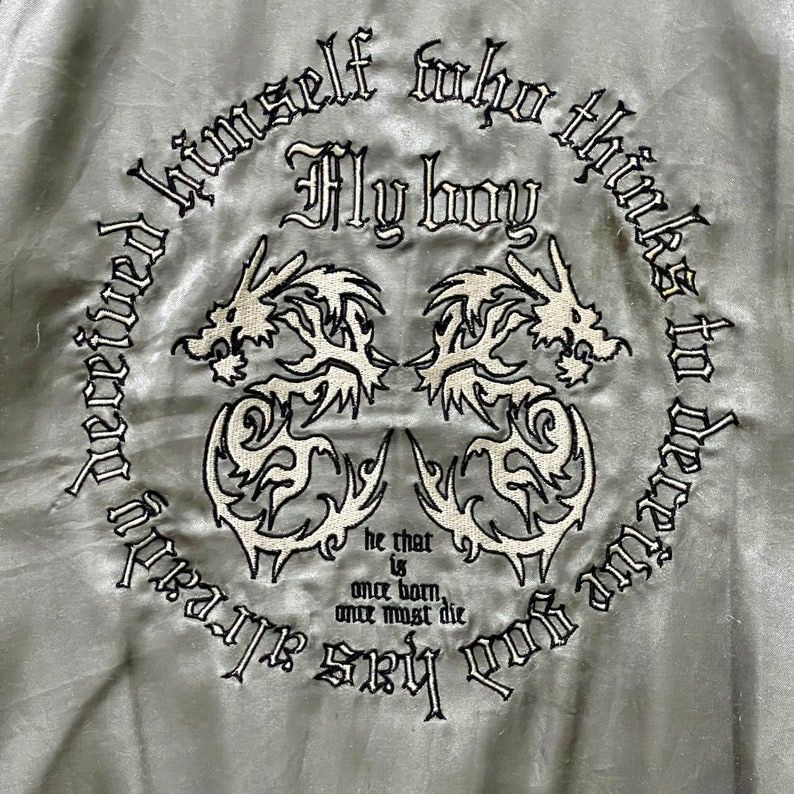 Japanese Brand × Vintage Vintage First Down Sukajan Souvenir Zipper Jacket Size US S / EU 44-46 / 1 - 8 Thumbnail