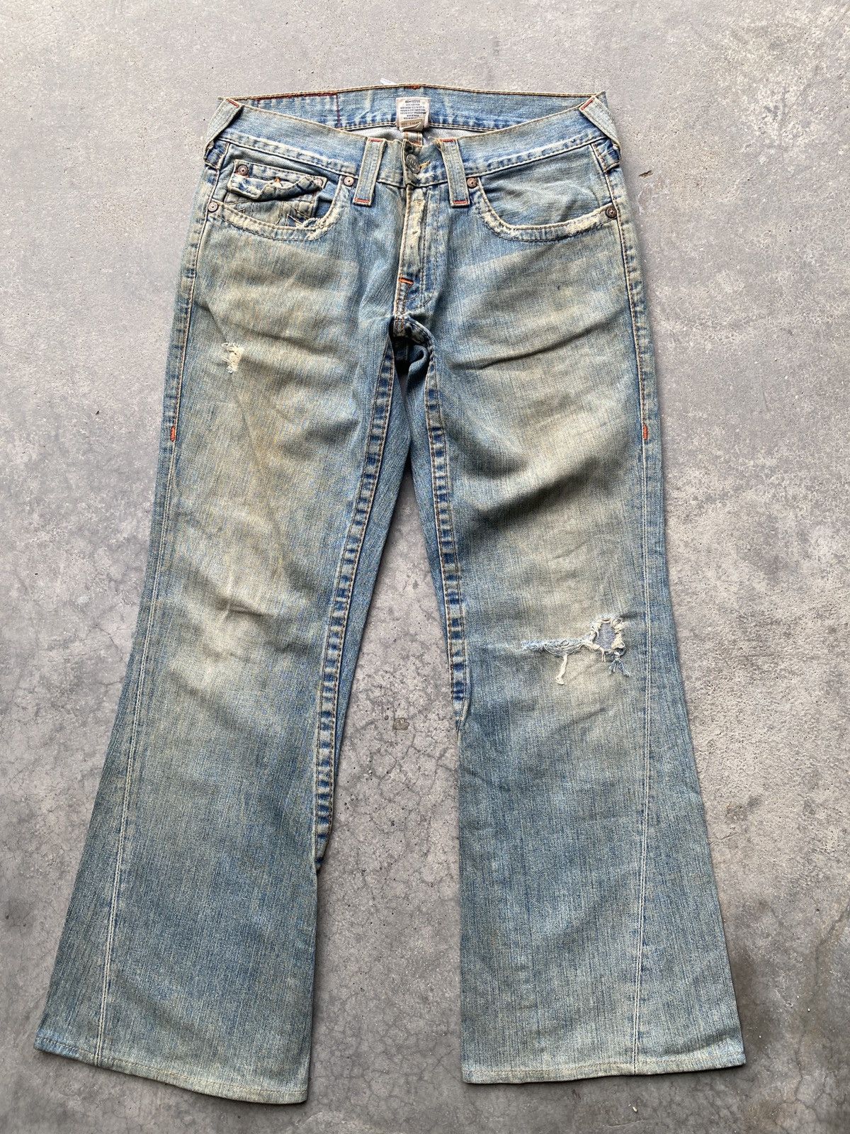 Beauty Beast × Japanese Brand × True Religion Tru religion flare denim Size US 32 / EU 48 - 3 Thumbnail
