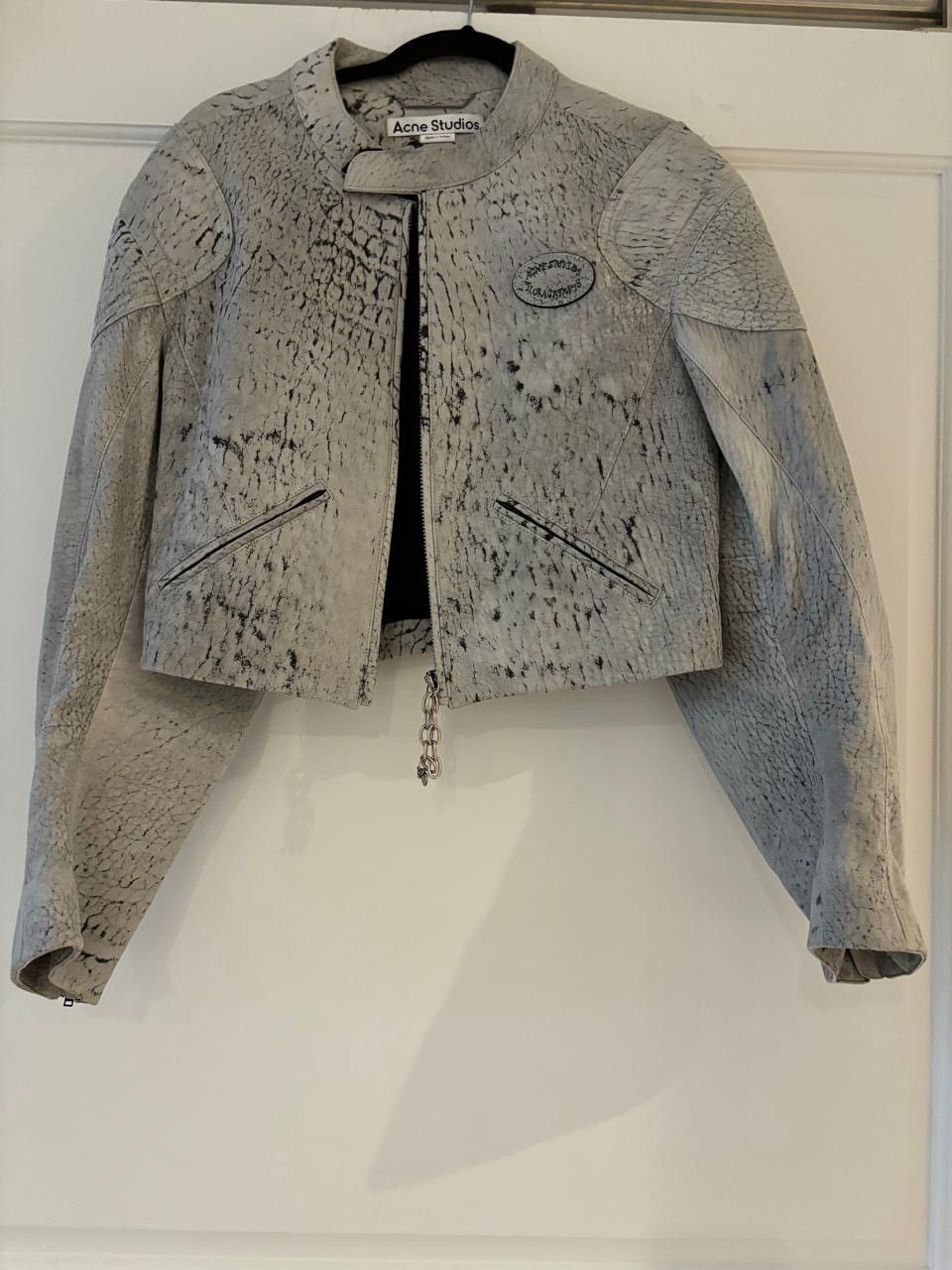 Acne Studios Acne Studios Cropped leather jacket Size XS / US 0-2 / IT 36-38 - 7 Thumbnail
