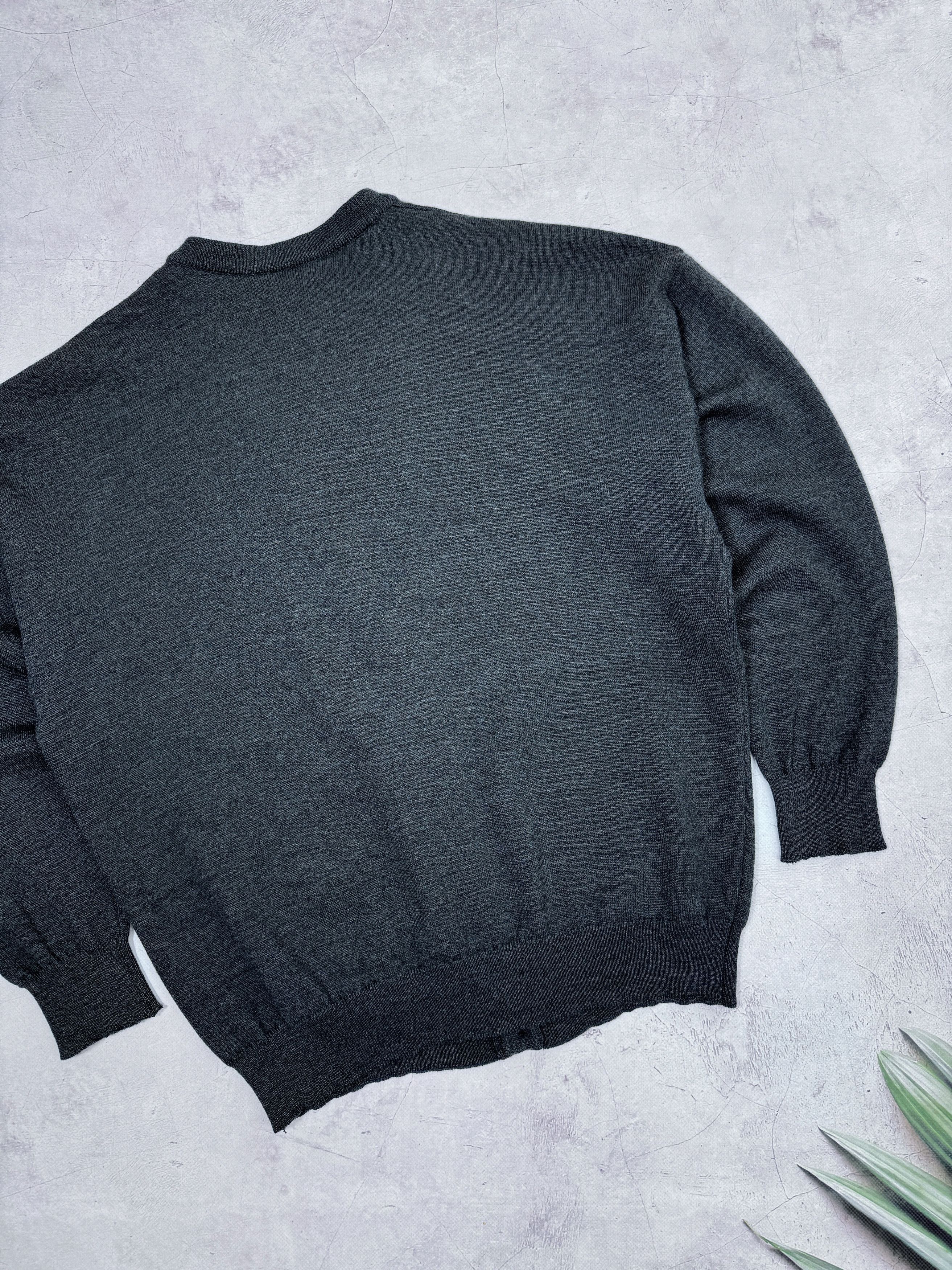 Lacoste × Vintage 80s Chemise Lacoste Knit Cardigan Wool FRANCE Size US L / EU 52-54 / 3 - 19 Thumbnail