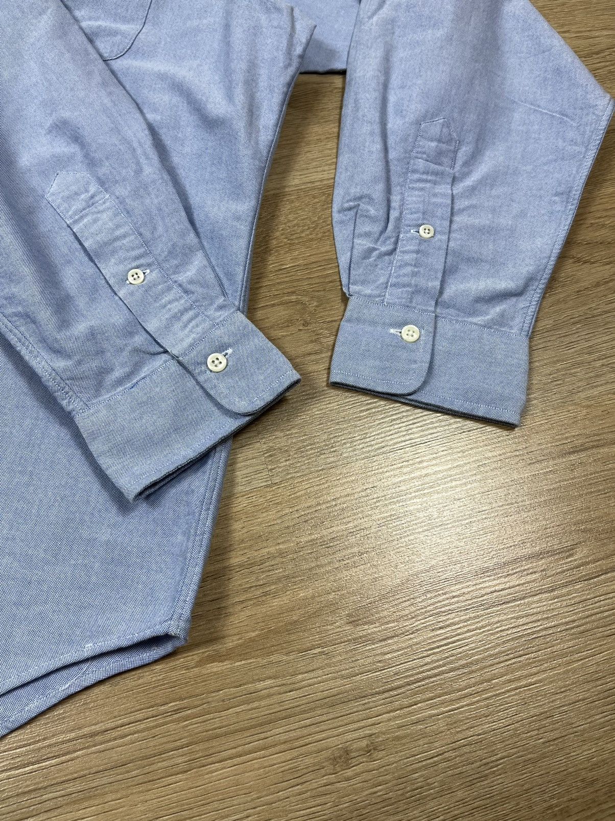 Polo Ralph Lauren Polo Ralph Lauren Bear Oxford Shirt Blue Dutton Sleeve Men’s Size US XXL / EU 58 / 5 - 6 Thumbnail