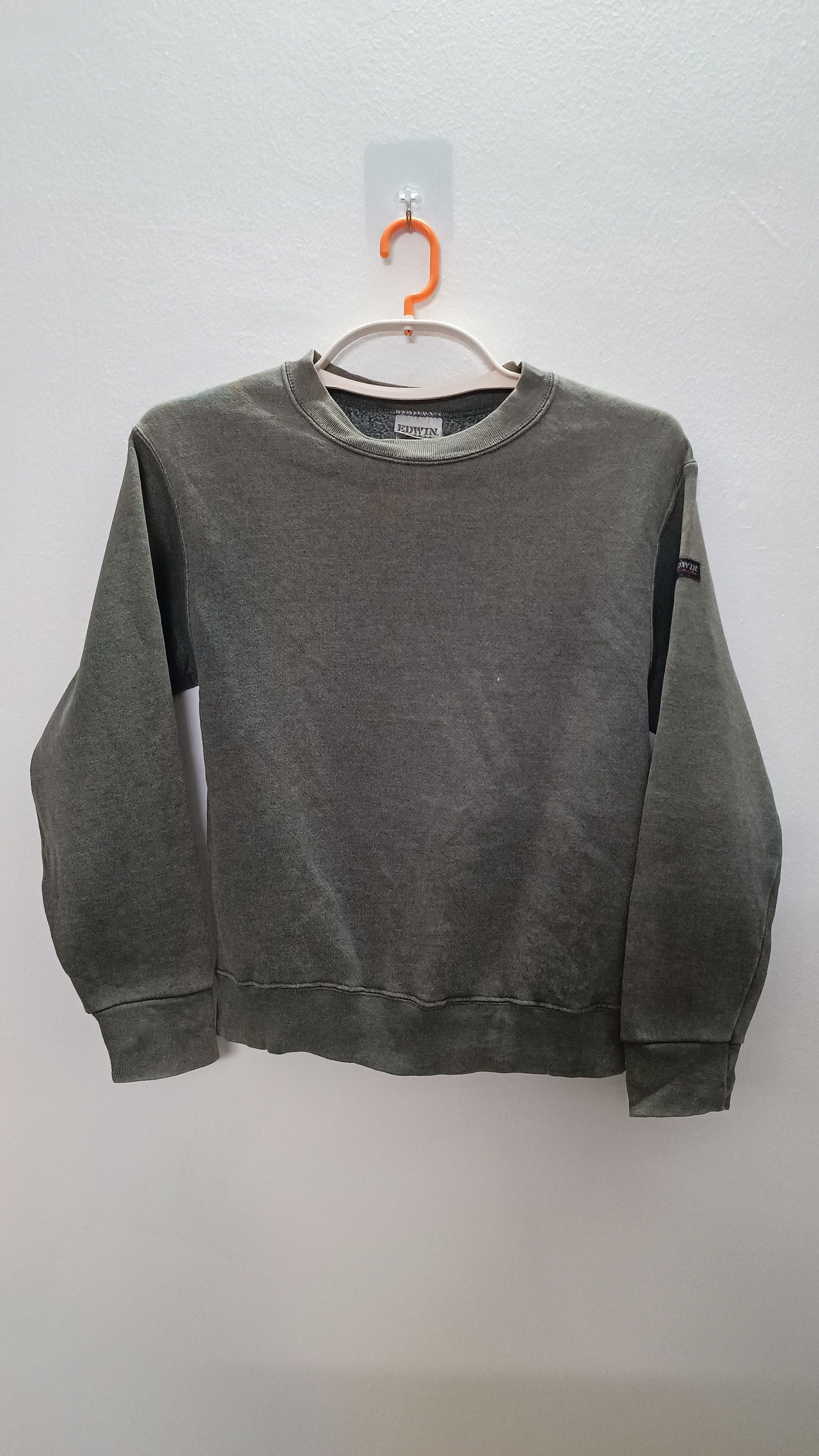 Designer × Edwin × Vintage Vintage Look Edwin Made in USA Grey Sweatshirts Size S / US 4 / IT 40 - 1 Thumbnail