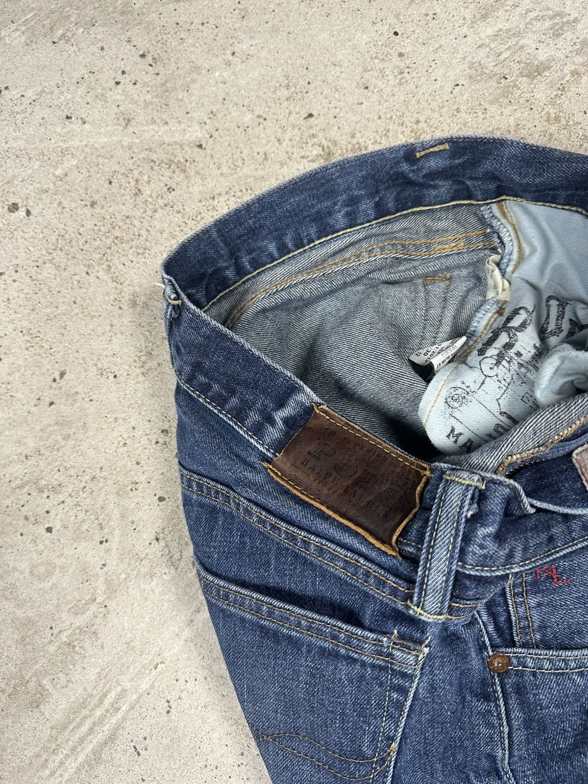 Polo Ralph Lauren × Vintage Vintage Y2K Polo Ralph Lauren 018 Slim Straight Denim Pants Size US 30 / EU 46 - 12 Thumbnail