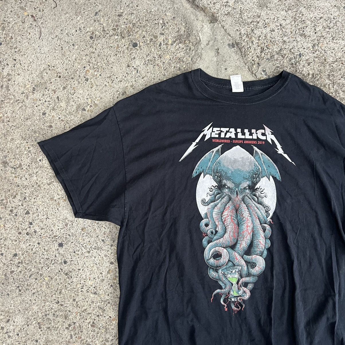 Metallica × Vintage Metallica Worldwide Tour T shirt Band tee Size US XL / EU 56 / 4 - 3 Thumbnail