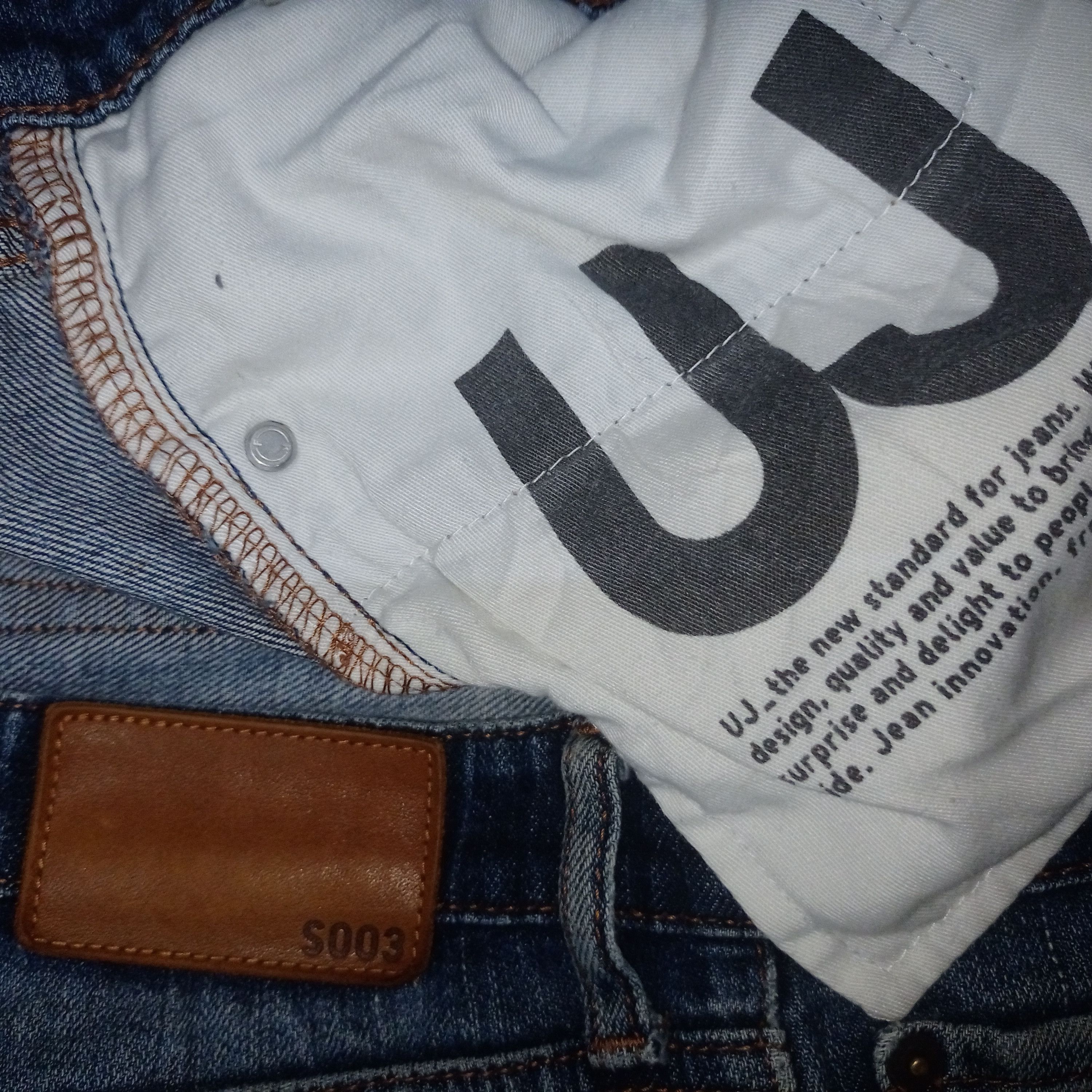 Japanese Brand × Uniqlo S003 Vintage Japanese Uniqlo Distressed Baggy Jeans Size US 34 / EU 50 - 11 Thumbnail