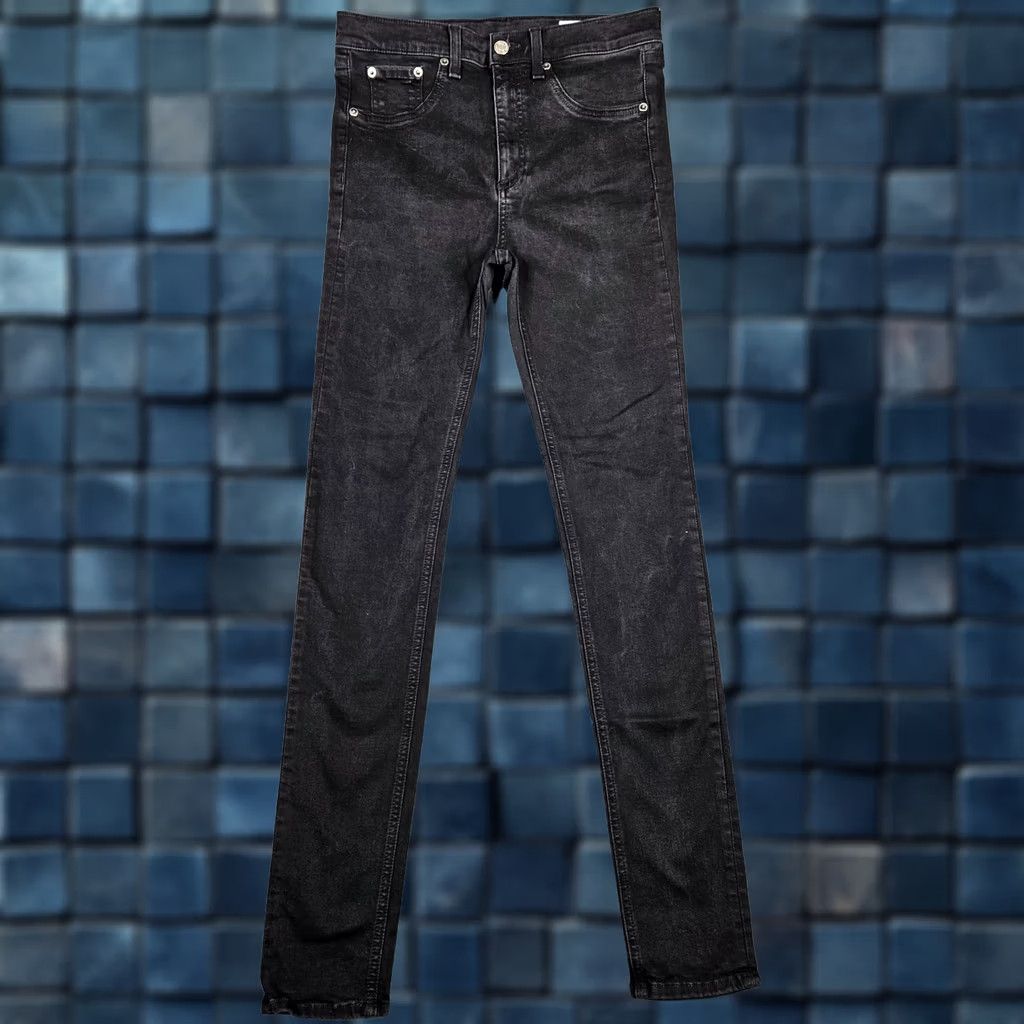 Rag & Bone Rag & Bone Jeans Women Dark Wash Casual Jean Legging Size 29 Black Front Pockets Not Apply Regular Fit Vintage No Size 29" - 1 Thumbnail