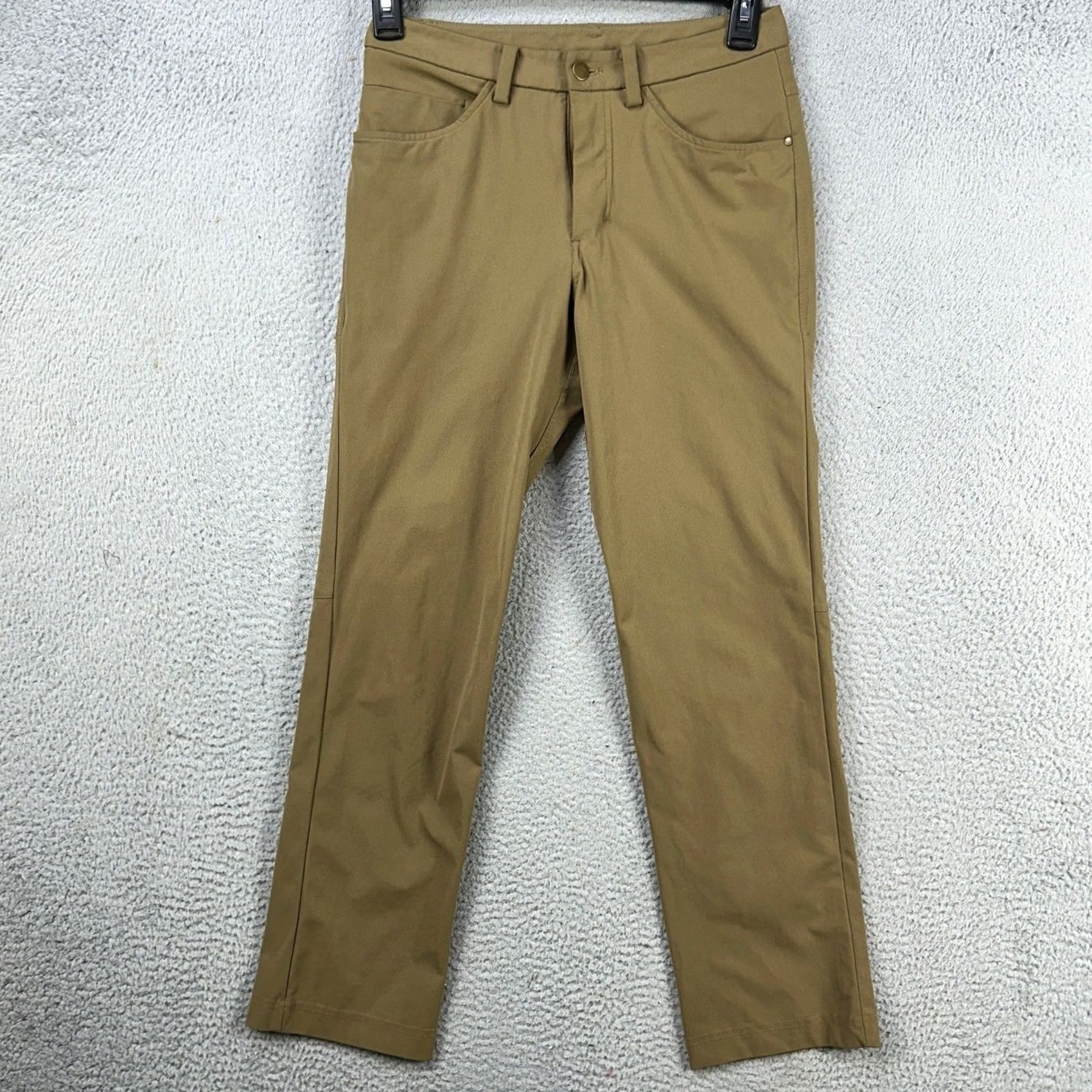 Lululemon Lululemon ABC Pants Golf Men 28 Brown Flat Front Straight 5 Pocket Athletic Logo Size US 28 / EU 44 - 2 Thumbnail
