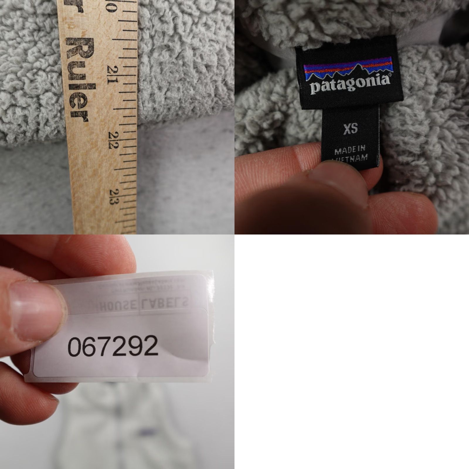 Patagonia Patagonia Vest Womens XS Gray Los Gatos Fleece Sherpa High Pile Full Zip Gilet Size XS / US 0-2 / IT 36-38 - 8 Thumbnail