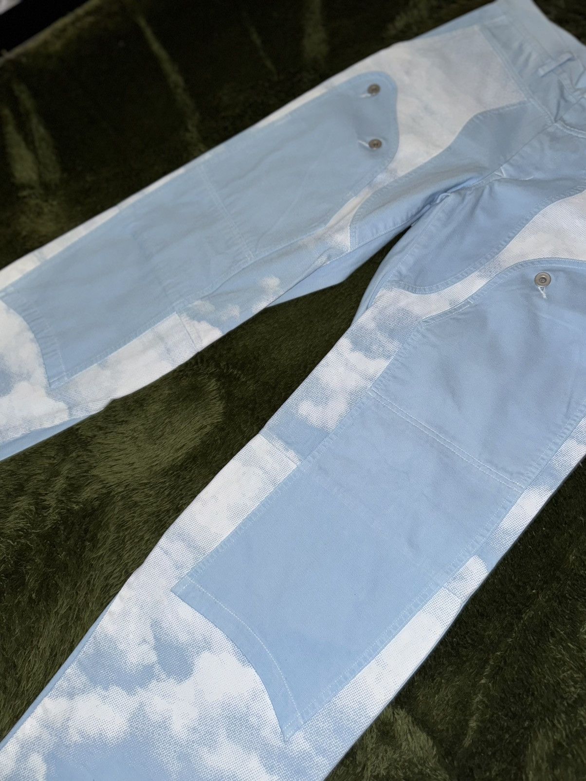 Japanese Brand [XL] Cost per Kilo Painter Pants Washed Snow Blue Size US 34 / EU 50 - 5 Thumbnail