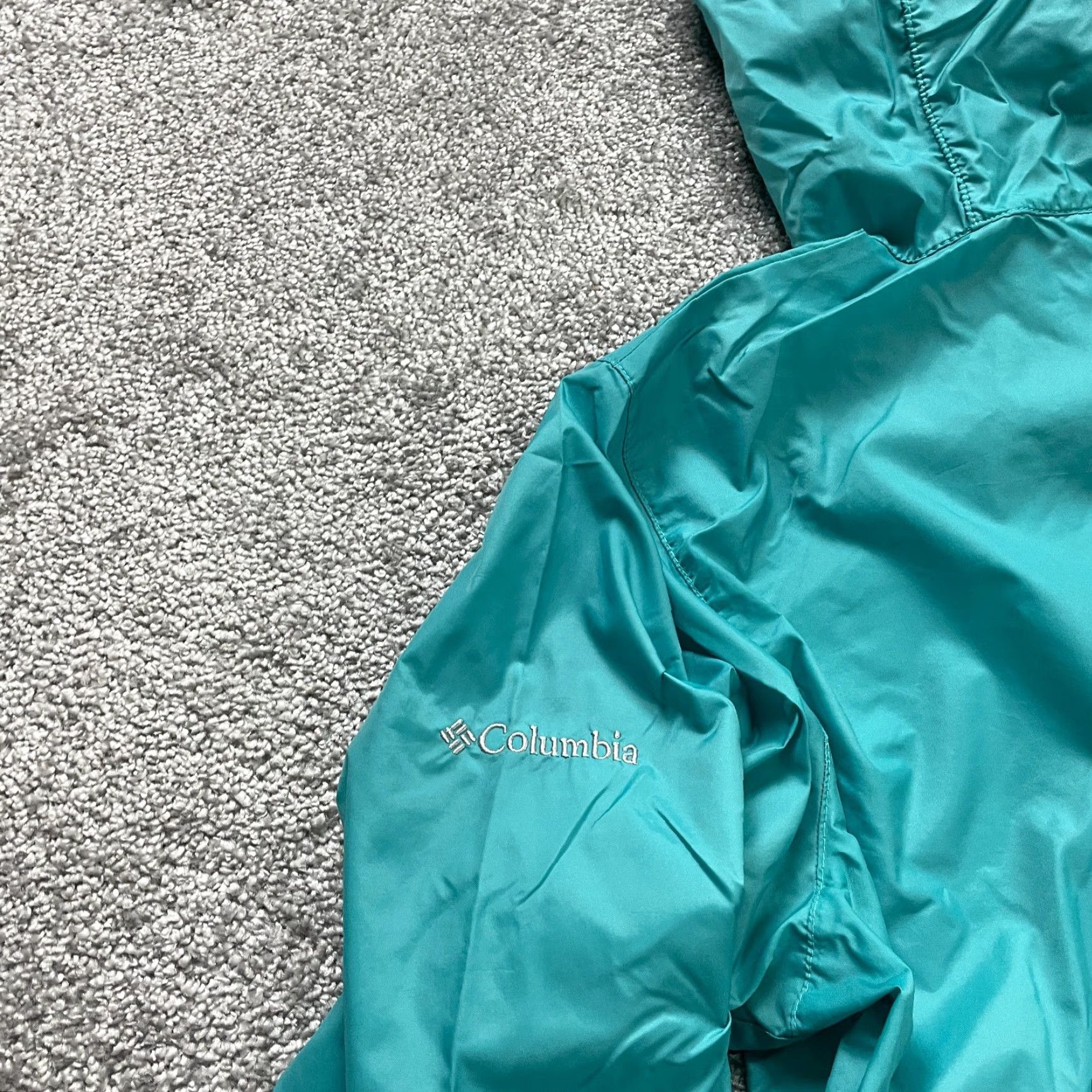 Vintage Columbia Jacket Womens Small Blue Full Zip Lightweight Windbreaker Size S / US 4 / IT 40 - 5 Thumbnail