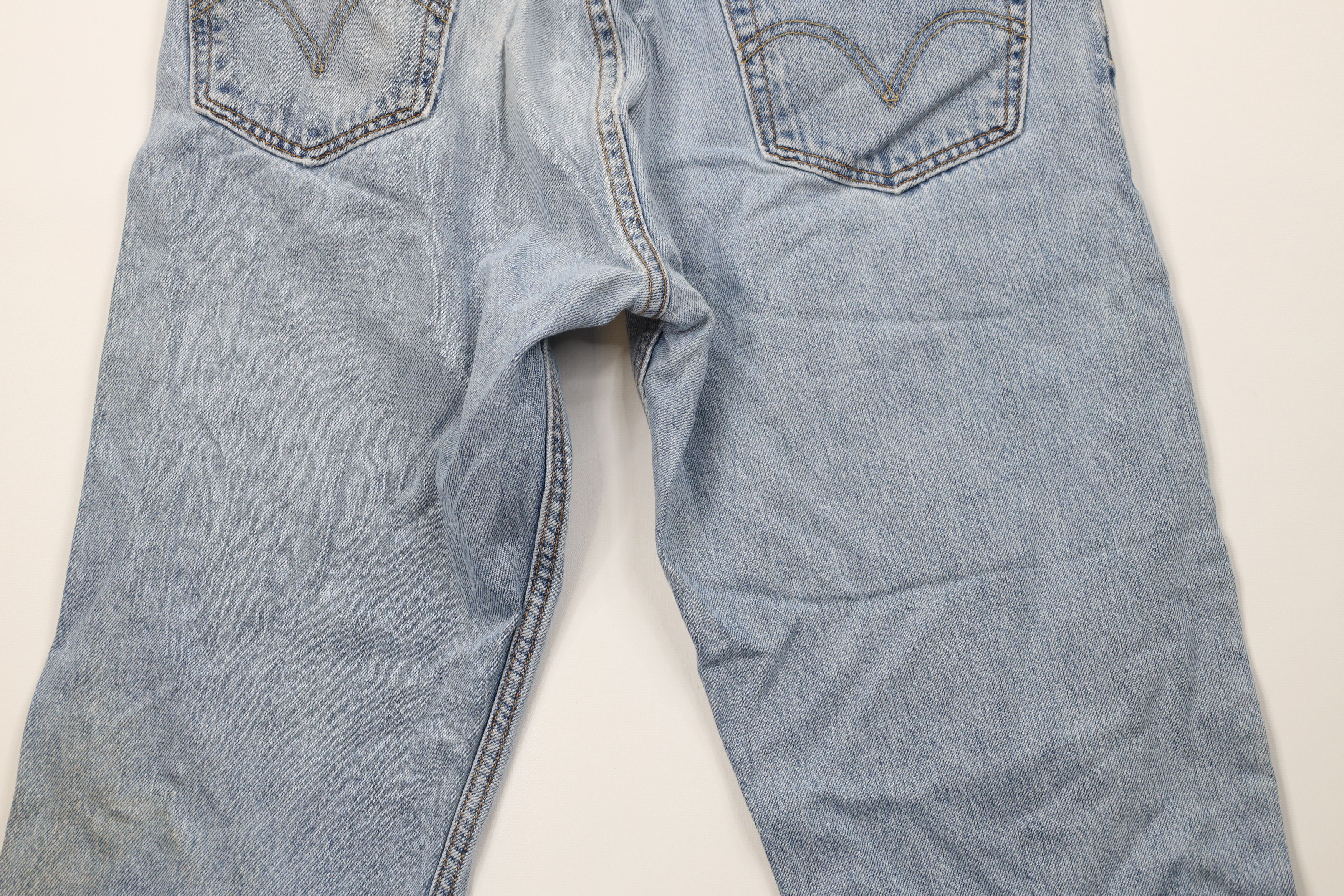 Levi's Vintage Y2K Levis 505 Regular Straight Leg Denim Jeans Blue Size US 35 - 10 Thumbnail
