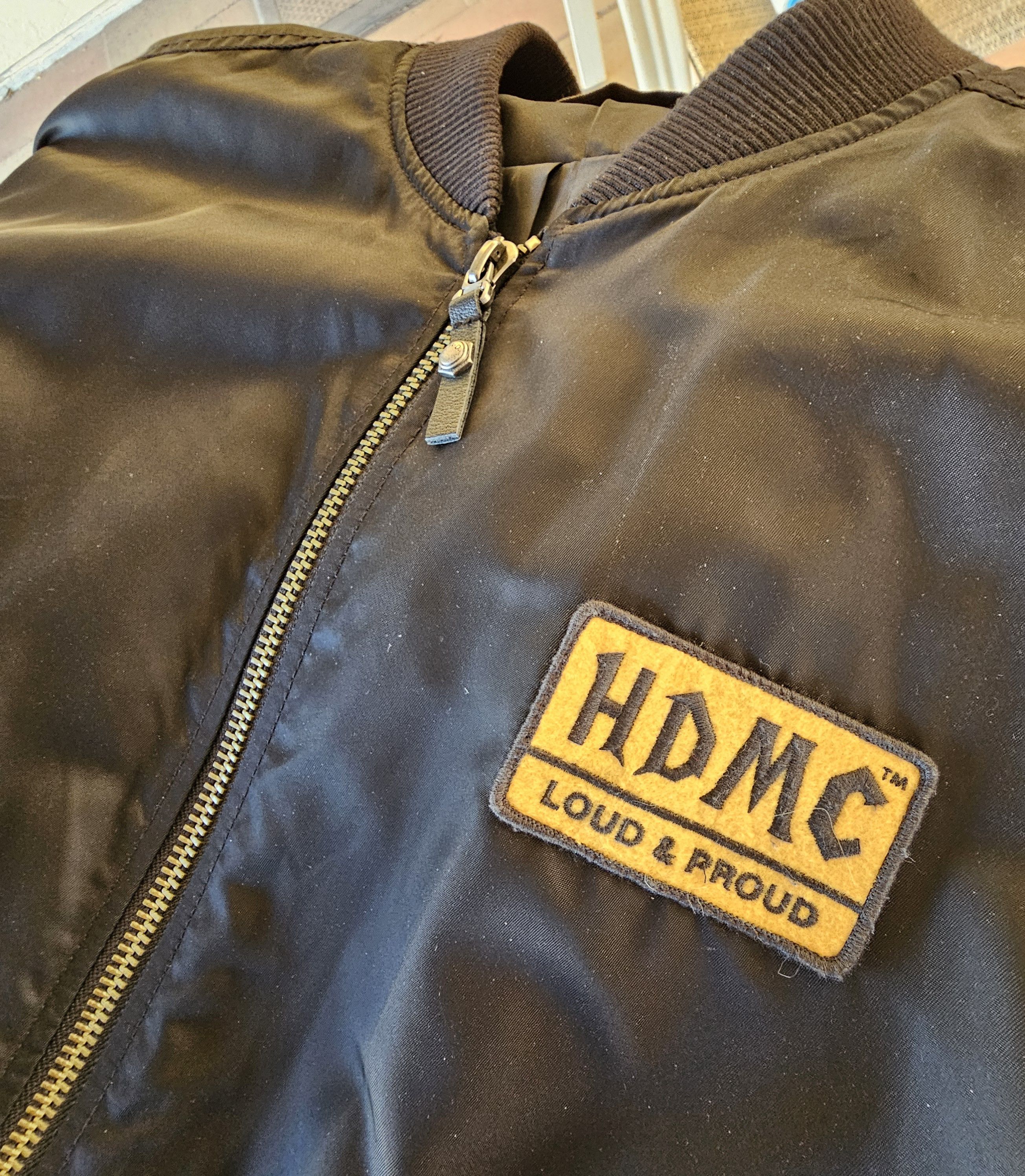 Harley Davidson Harley-Davidson 3XL Slim Fit HDMC Patch Bomber Jacket 2XL Size US XXL / EU 58 / 5 - 3 Thumbnail