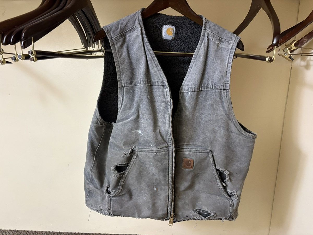 Vintage Vintage Carhartt Work Vest Size US L / EU 52-54 / 3 - 1 Thumbnail