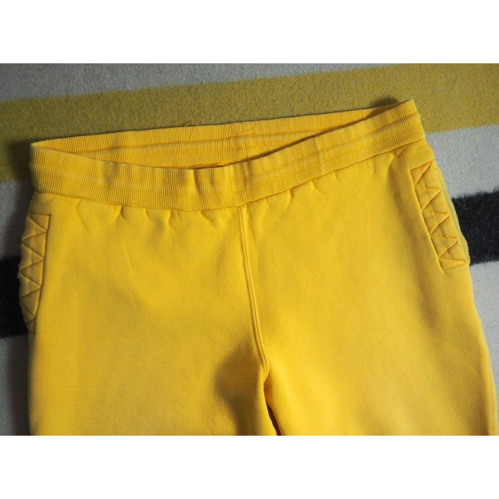 Vintage VINTAGE Canterbury NZ Pastel Yellow Cotton Rugby Sweatpants 38x30 XL Mens 90s Pacific Canterbury Size US 36 / EU 52 - 3 Thumbnail