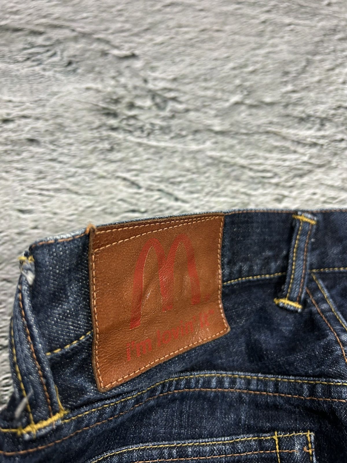 Evisu × Japanese Brand × Vintage Evisu x McDonalds Denim Jeans I’m lovin it selvedge navy Size US 28 / EU 44 - 3 Thumbnail