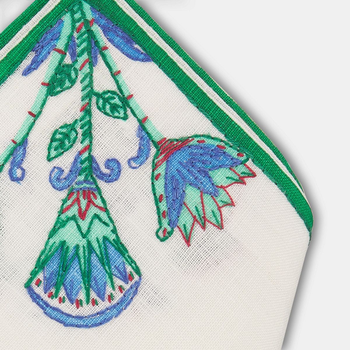 Dior o1bcso1str0226 Size:OS/Hand-Embroidered in Green/White Size ONE SIZE - 6 Thumbnail