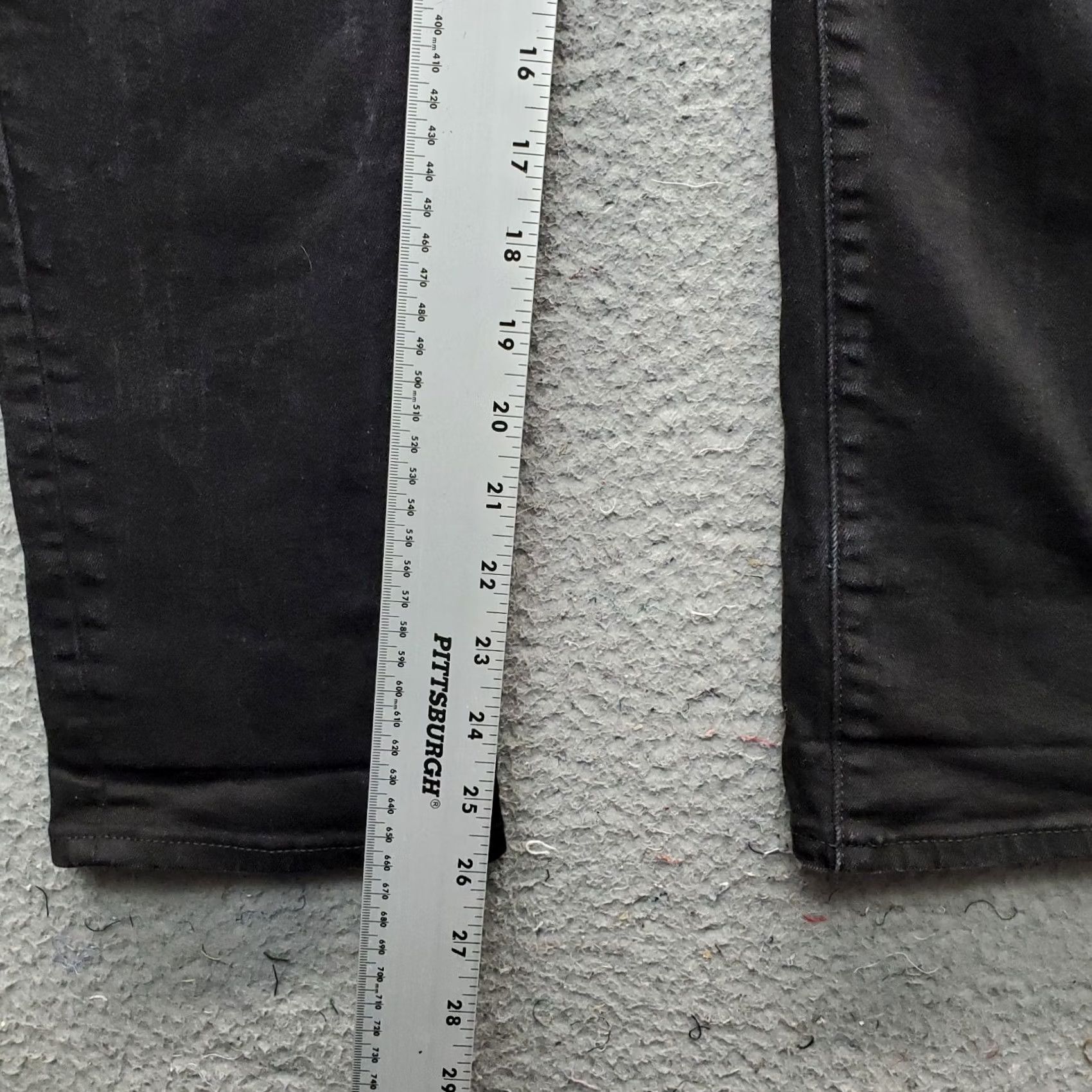 Gap Gap Jeans 14P Black Denim 5-Pocket Skinny Regular Womens Petite Jeans Size 36" / US 14 / IT 50 - 4 Thumbnail