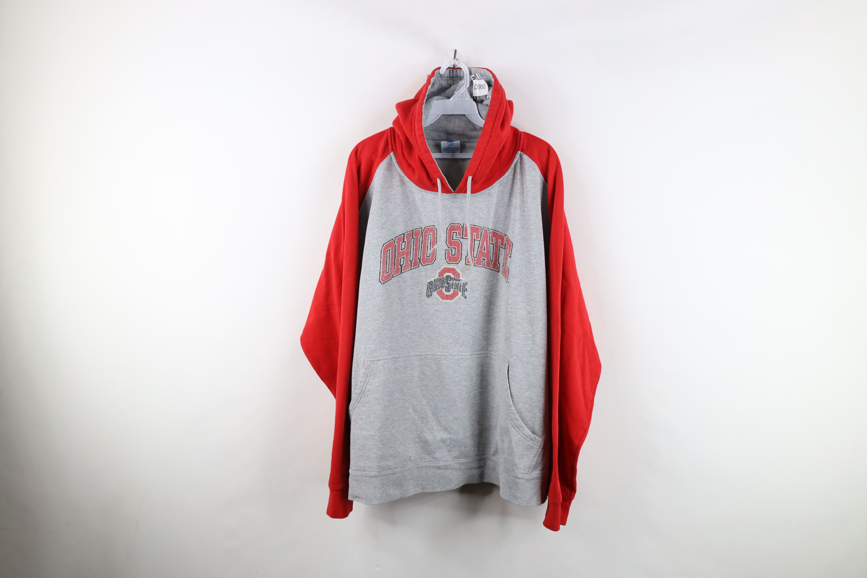 Vintage Vintage 90s Y2K Spell Out Ohio State University Hoodie Gray Size US XXL / EU 58 / 5 - 1 Thumbnail