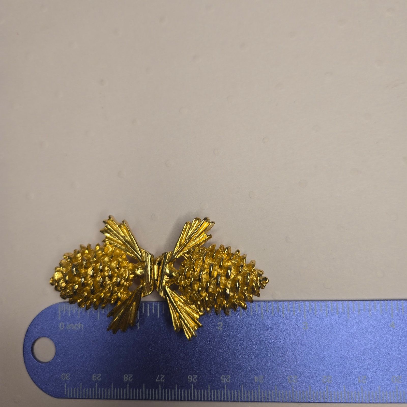Vintage Vintage Mimi di N 1975 Gold Tone Pine Cone Belt Buckle Size ONE SIZE - 8 Thumbnail