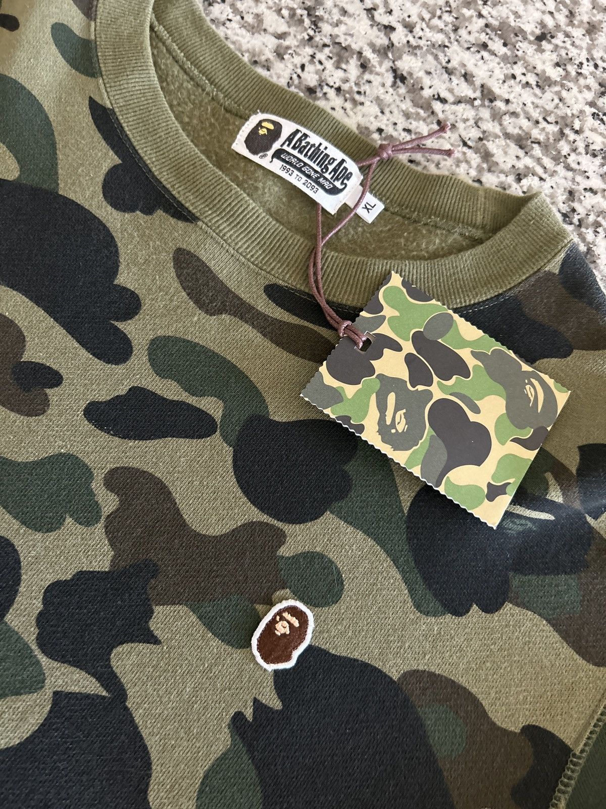 Bape Bape one point crewneck Size US XL / EU 56 / 4 - 3 Thumbnail