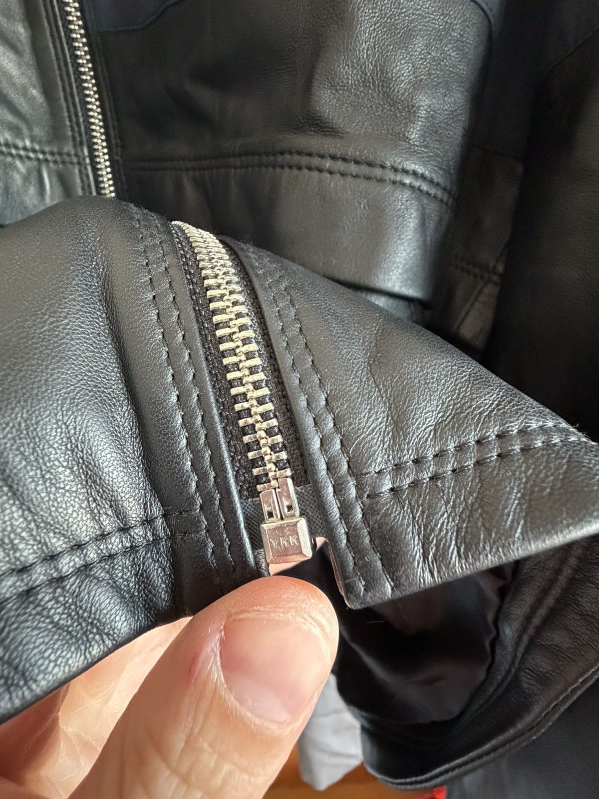Alexander Wang Alexander Wang Sample Black Panel Leather Hooded Jacket M Size US M / EU 48-50 / 2 - 7 Thumbnail
