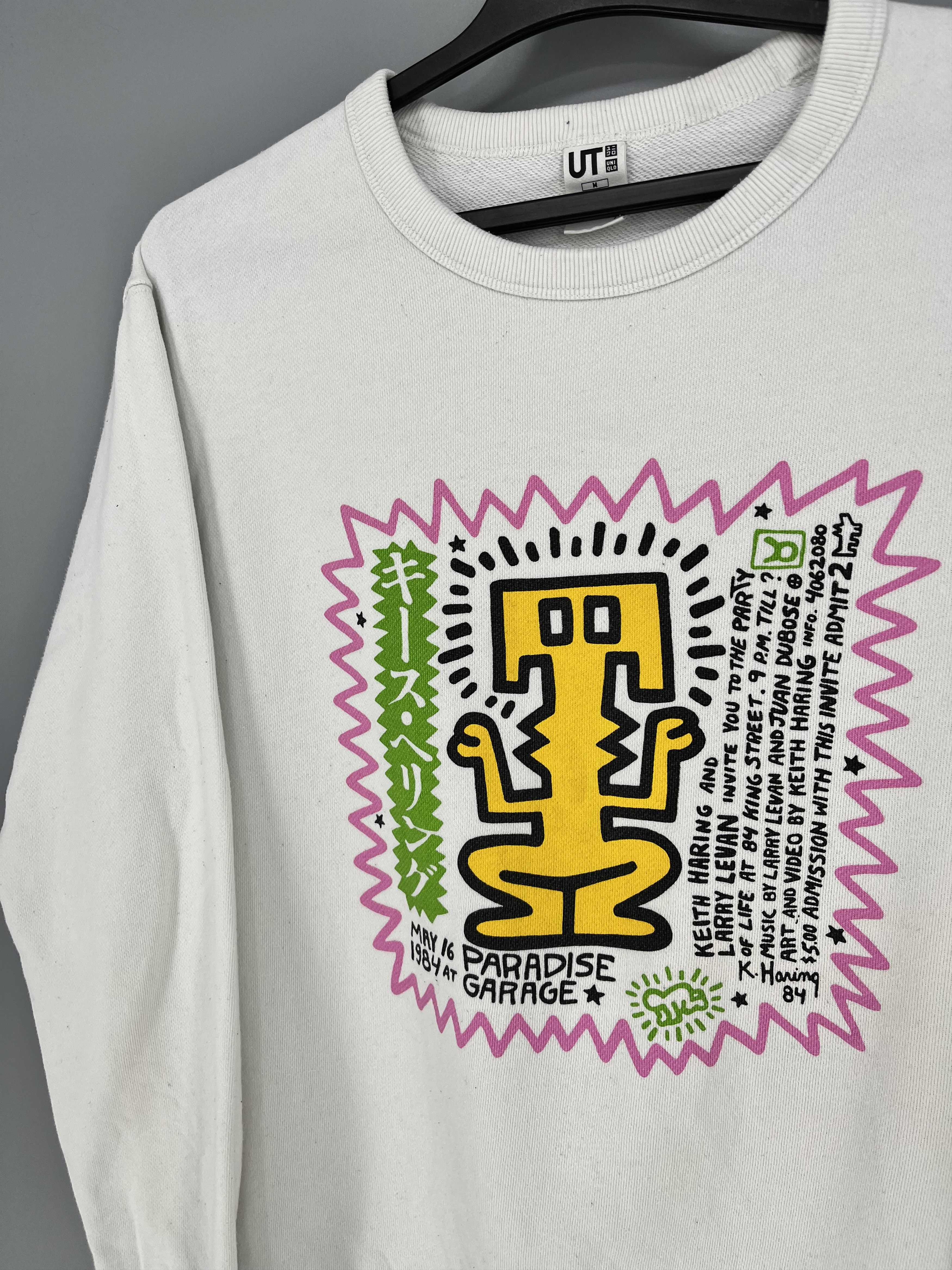 Keith Haring Uniqlo Keith Haring Sweatshirt Crewneck Paradise Garage Size US M / EU 48-50 / 2 - 7 Thumbnail