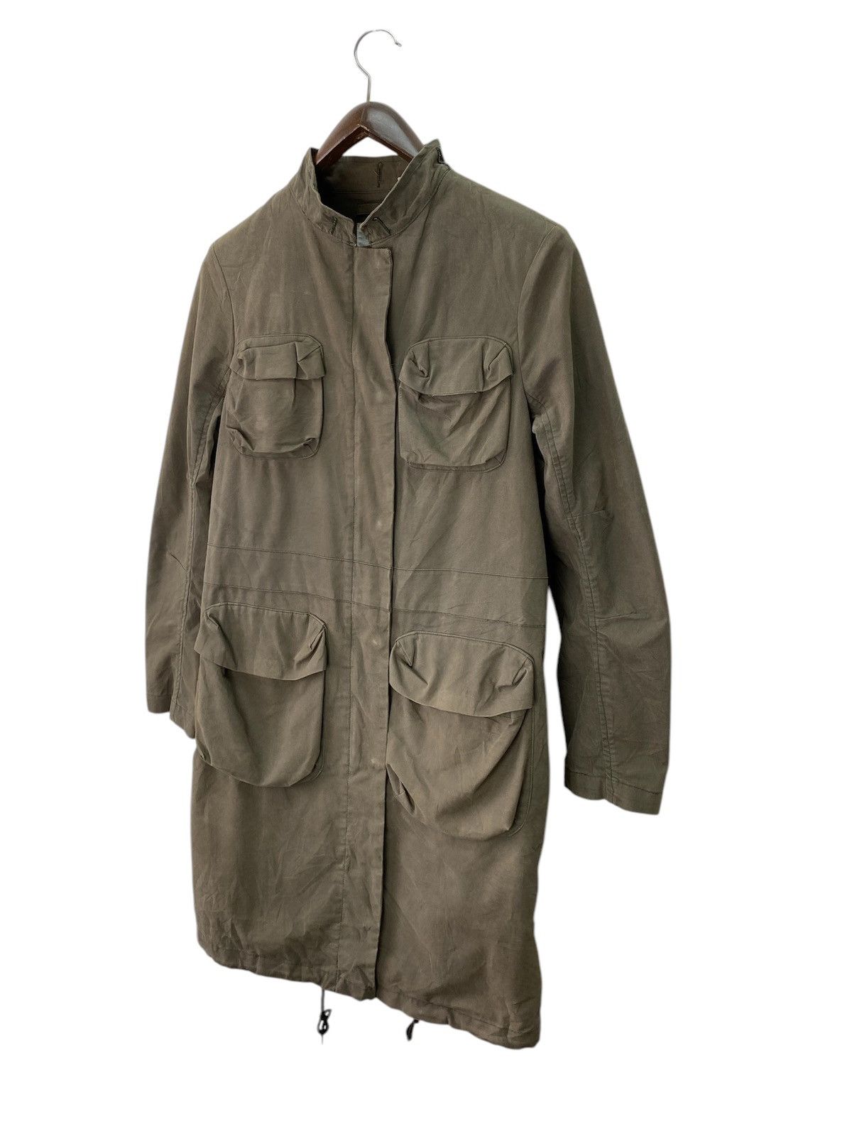 Helmut Lang × Vintage Vtg Helmut Lang 90’s Bondage Military Jacket Size US S / EU 44-46 / 1 - 5 Thumbnail
