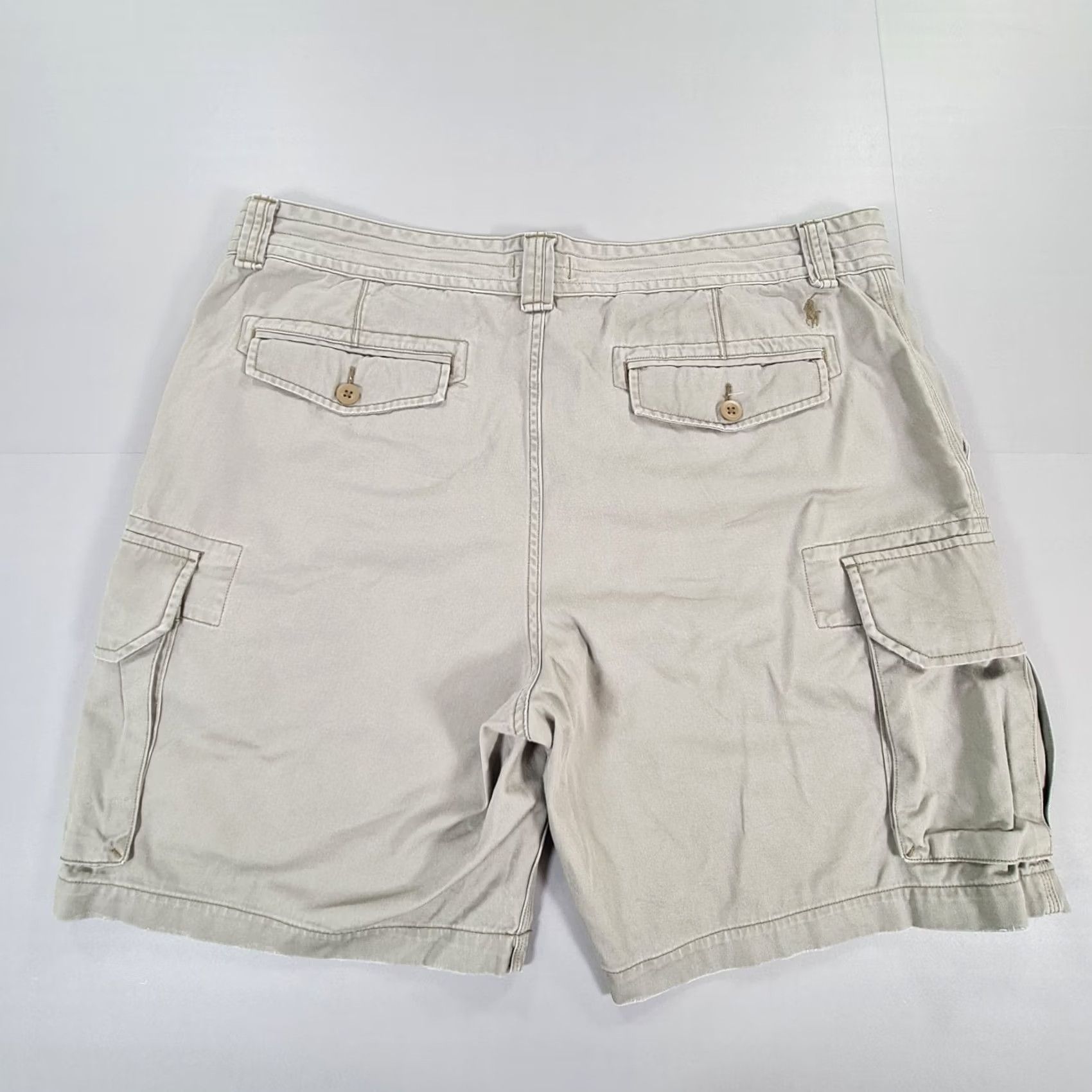 Polo Ralph Lauren Polo Ralph Lauren Mens Cargo Shorts Grey W40 Utility Military Cargo Short Mens 40 Grey Size US L / EU 52-54 / 3 - 7 Thumbnail