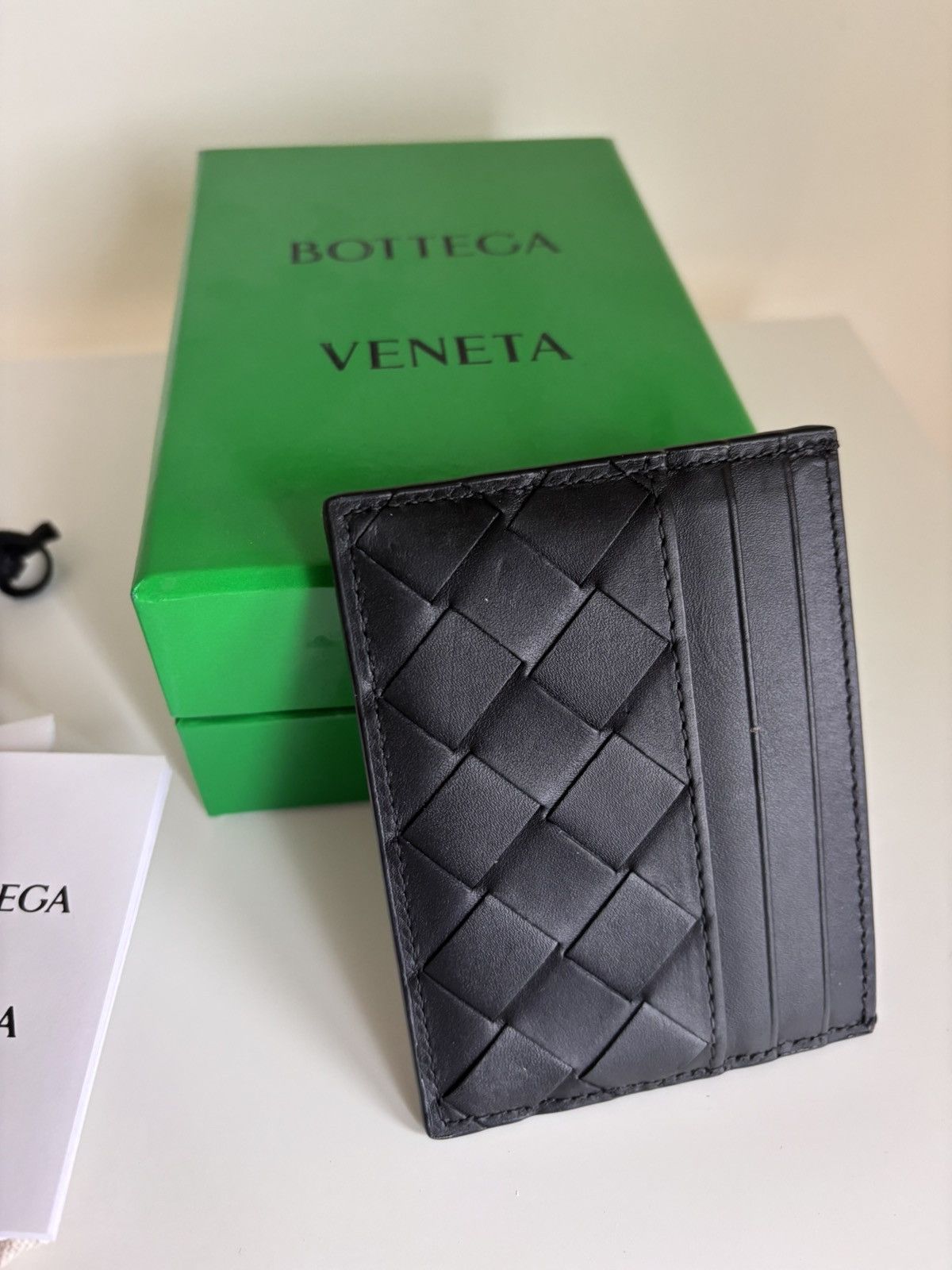 Bottega Veneta Intrecciato Credit Card Case Size ONE SIZE - 1 Thumbnail
