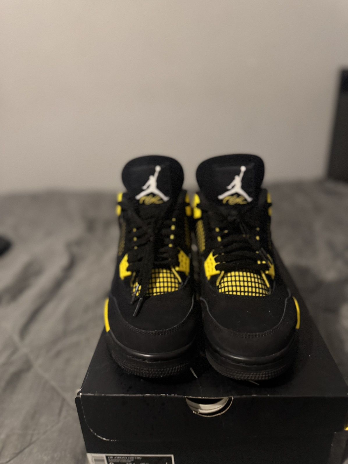 Jordan Brand Jordan 4 retro “Thunder” 2023 Size US 9 / EU 42 - 2 Thumbnail